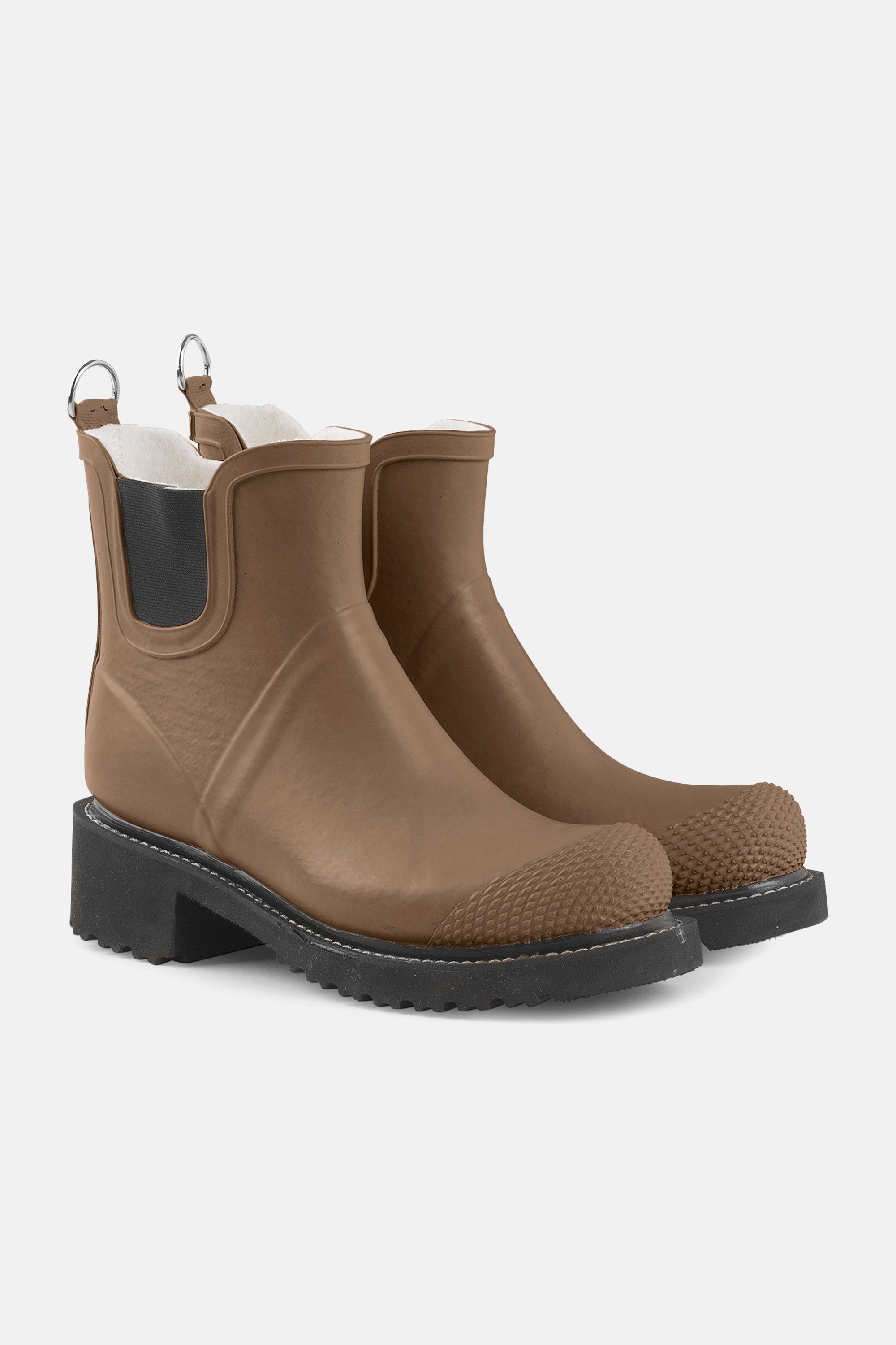 Ilse Jacobsen Hornbæk Footwear Kurze Gummistiefel Hohem Absatz Rain boots 224 Otter