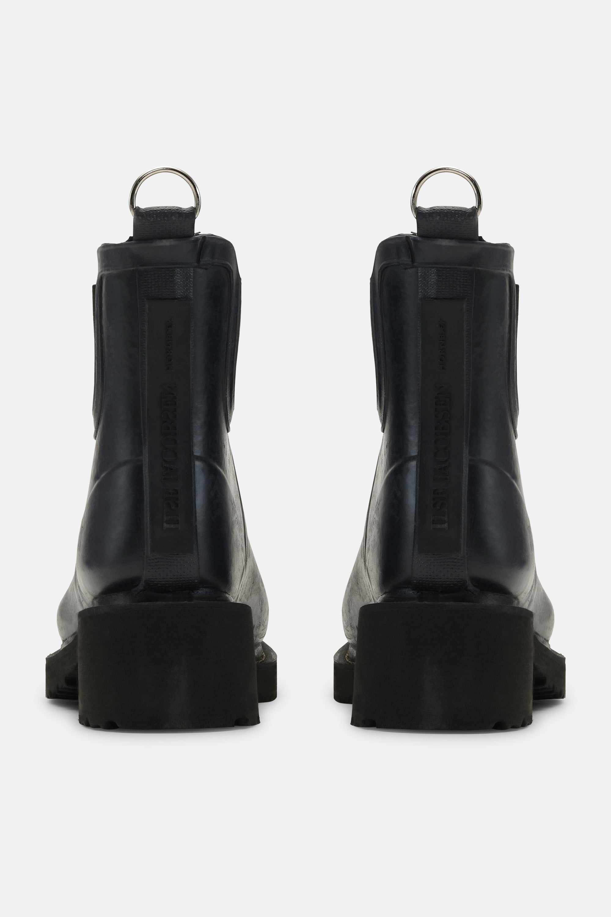 Ilse Jacobsen Hornbæk Footwear Kurze Gummistiefel Hohem Absatz Rain boots 660 Dark Indigo