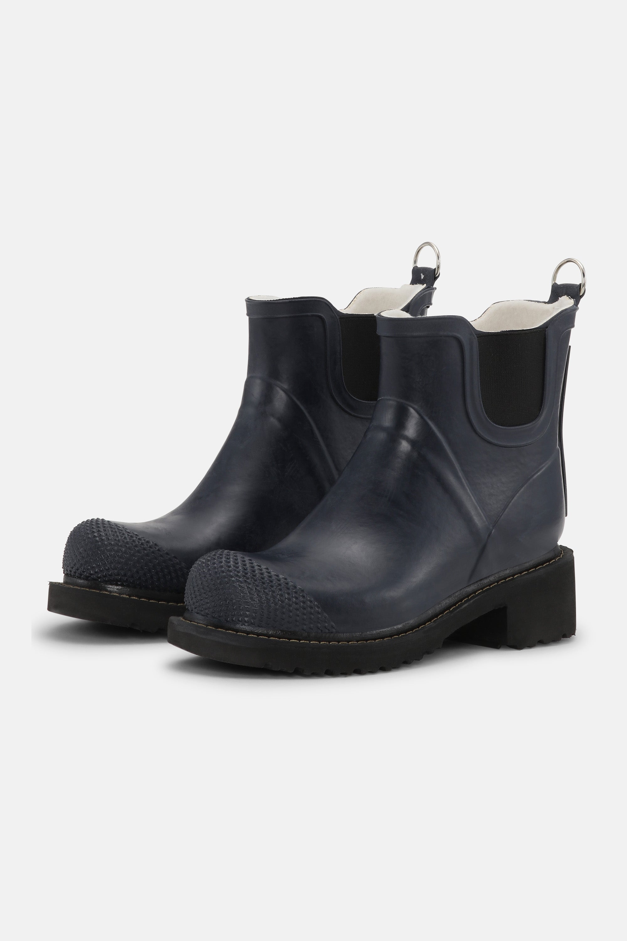 Ilse Jacobsen Hornbæk Footwear Kurze Gummistiefel Hohem Absatz Rain boots 660 Dark Indigo