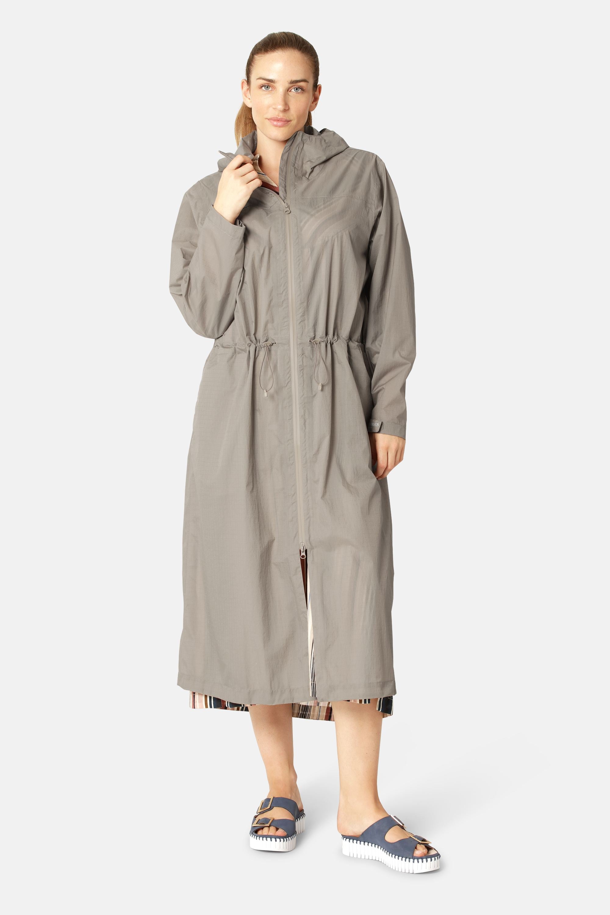 Windbreaker Regenparka - Greige