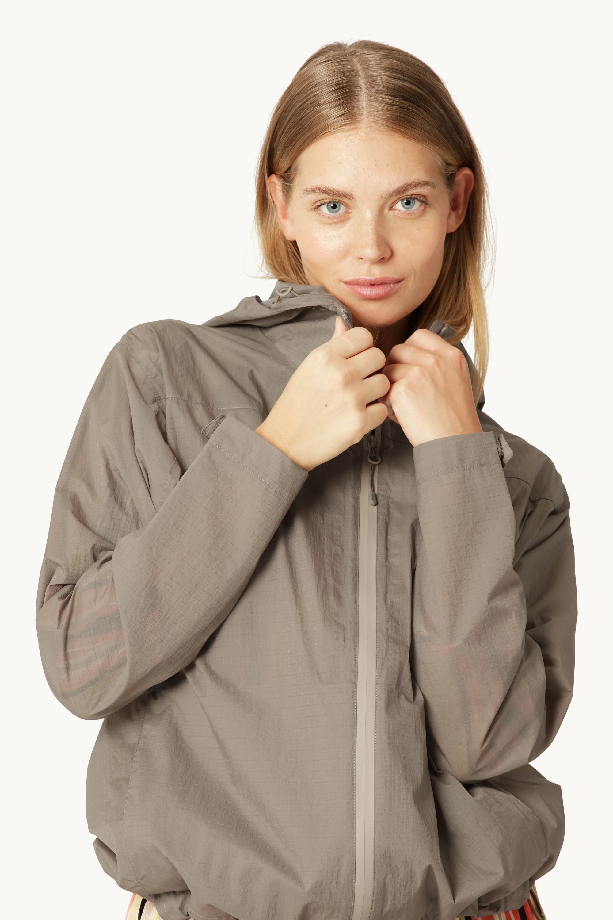 Windbreaker Regenjacke - Greige