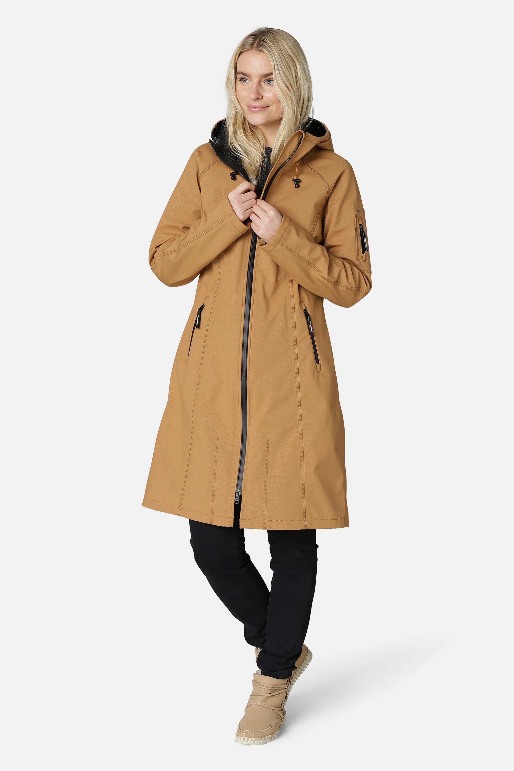 Ilse Jacobsen Hornbæk Rain Langer Regenmantel Raincoat 236 Cashew