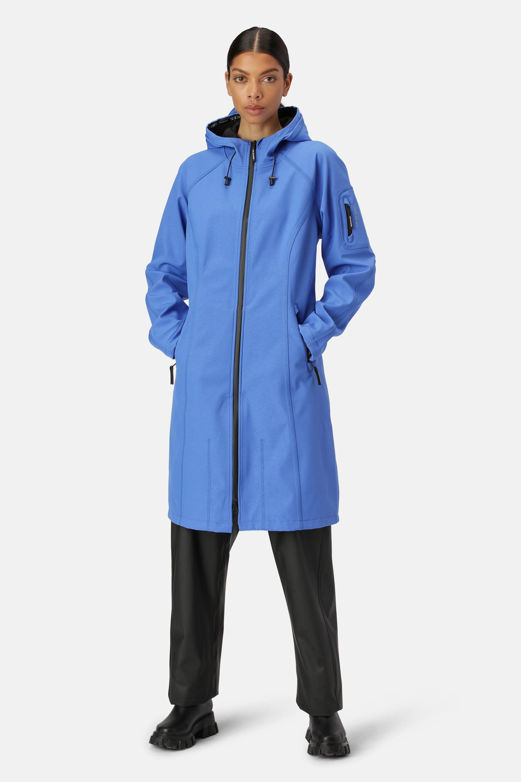 Ilse Jacobsen Hornbæk Rain Langer Regenmantel Raincoat 656 Light Regatta