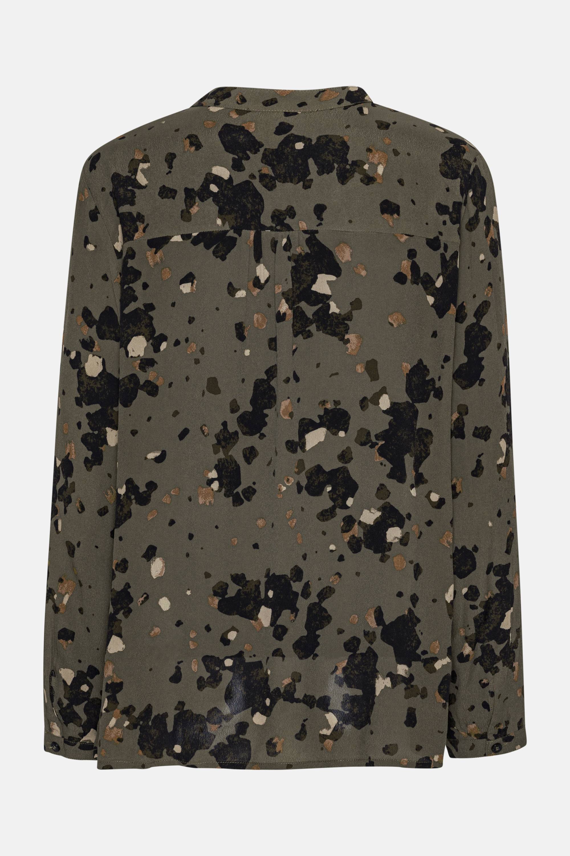 Hemd mit Halber Knopfleiste - Graphic Camo