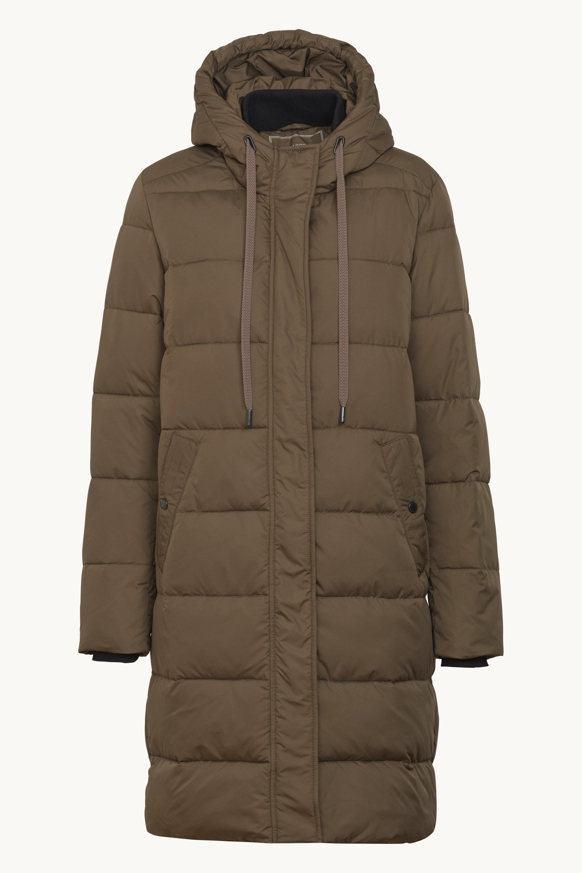 Padded Coat - Mud