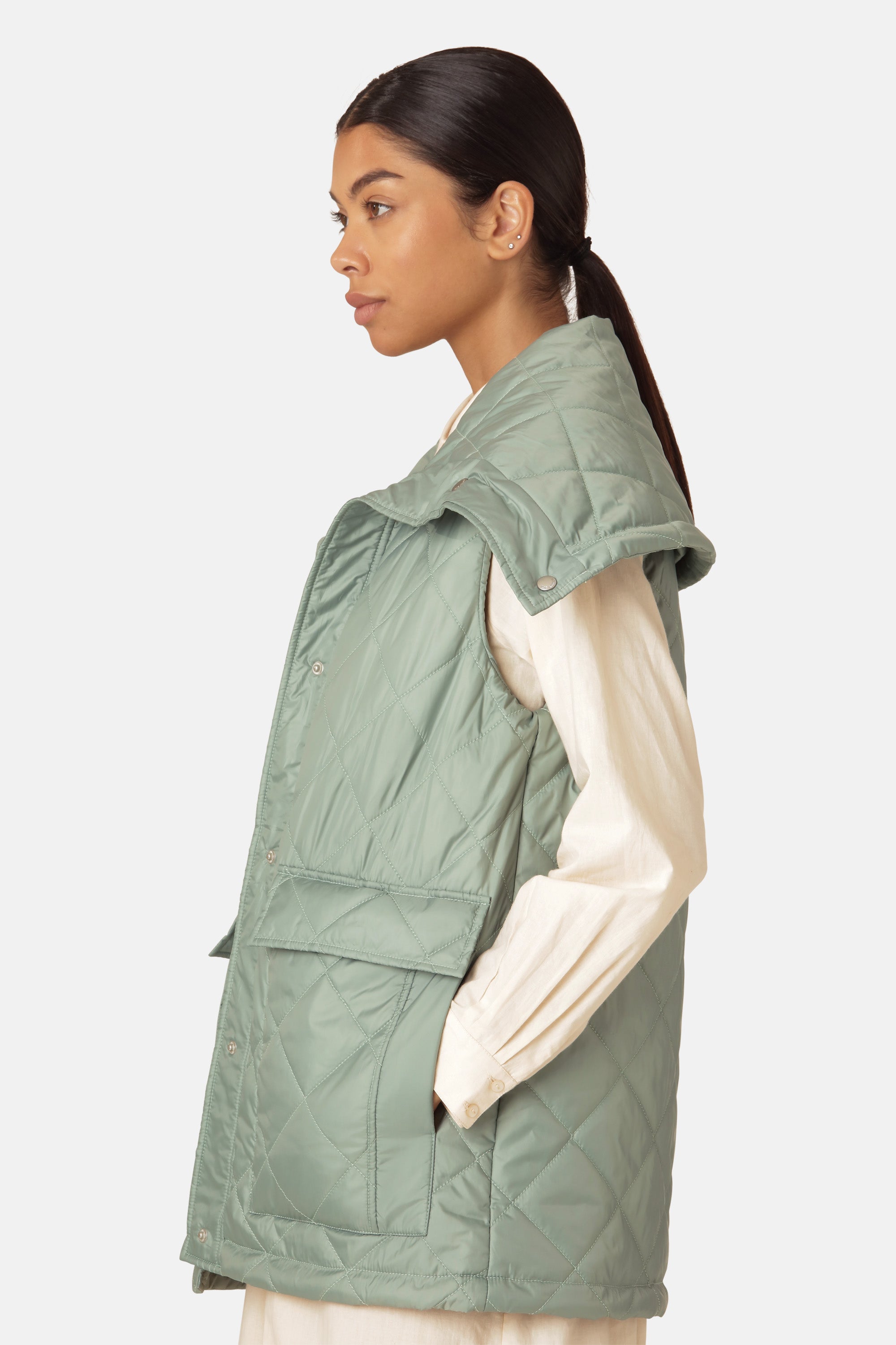 Ilse Jacobsen Hornbæk Outerwear Gepolsterte Weste Vest 451 Bleached