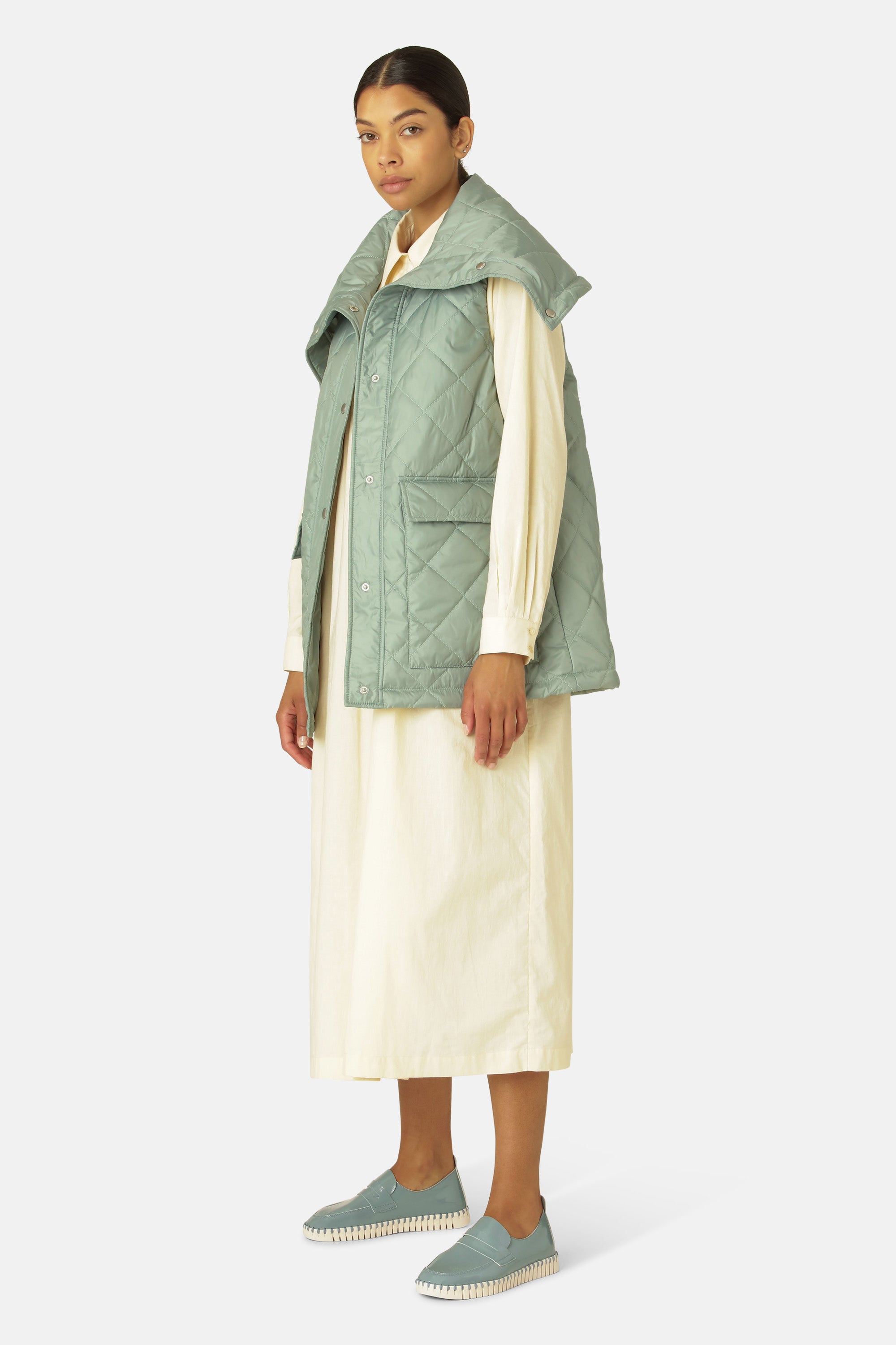 Ilse Jacobsen Hornbæk Outerwear Gepolsterte Weste Vest 451 Bleached