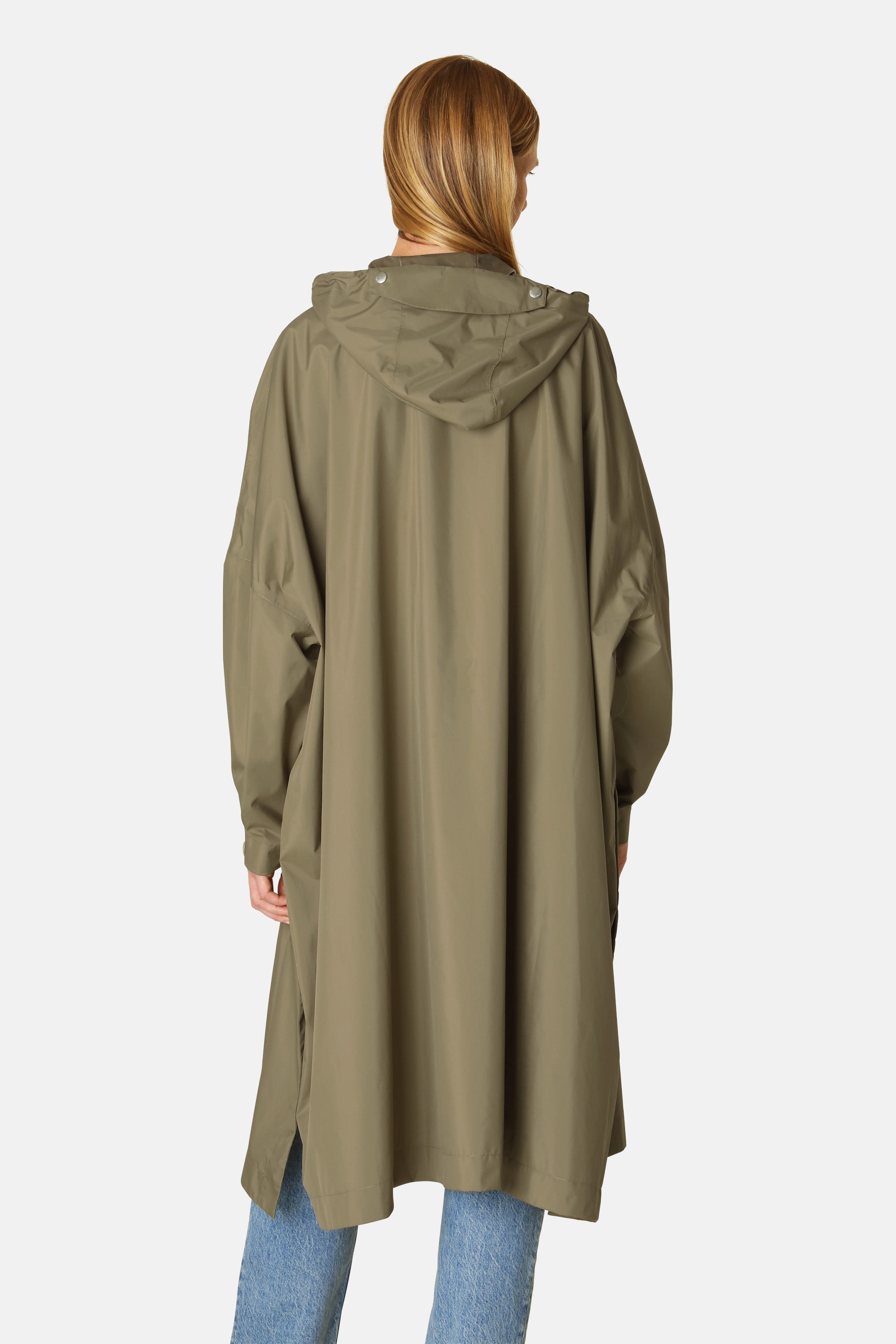 Ilse Jacobsen Hornbæk Rain Poncho Mit Ärmeln Poncho 496 Covert Green