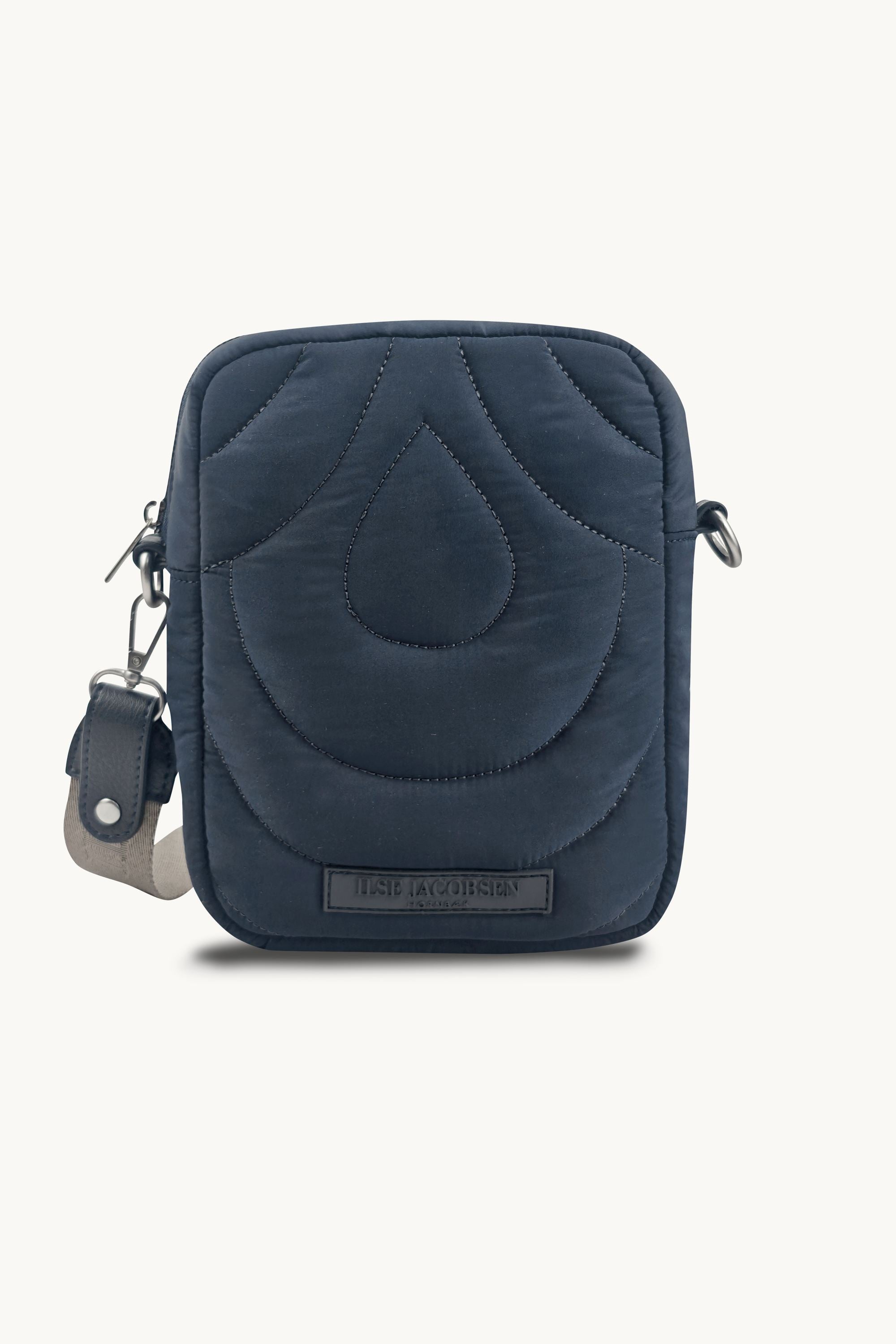 Kleine Gesteppte Crossbody-Tasche - Dark Indigo