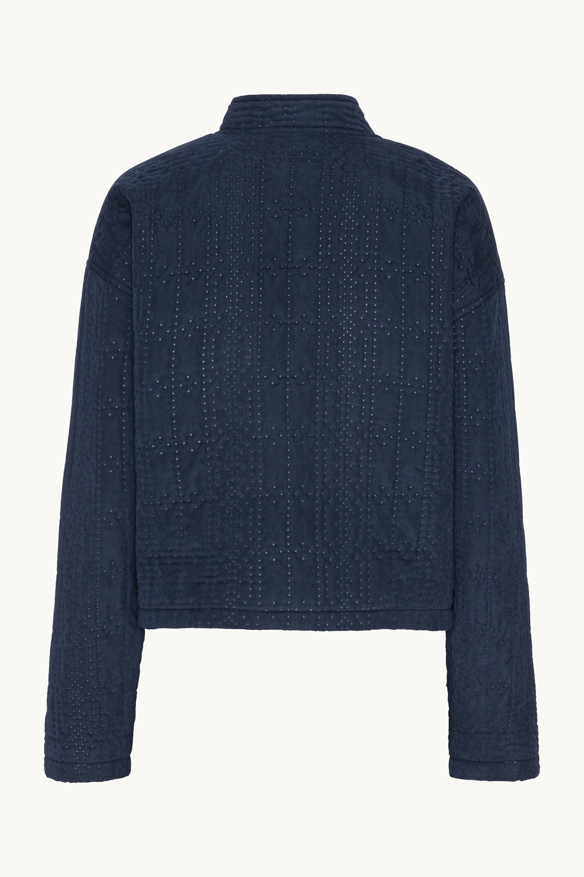 Kurze Steppjacke - Dark Indigo