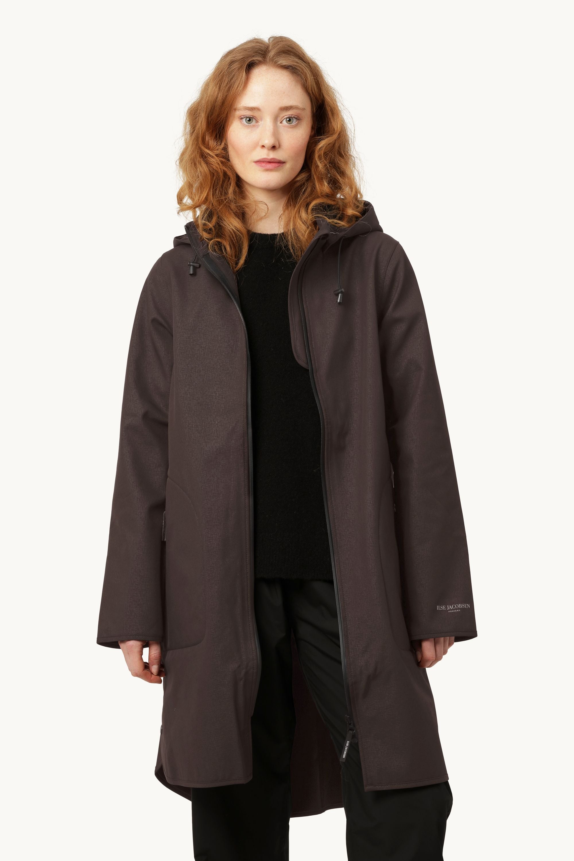 Softshell Regenmantel A-Linie - Black