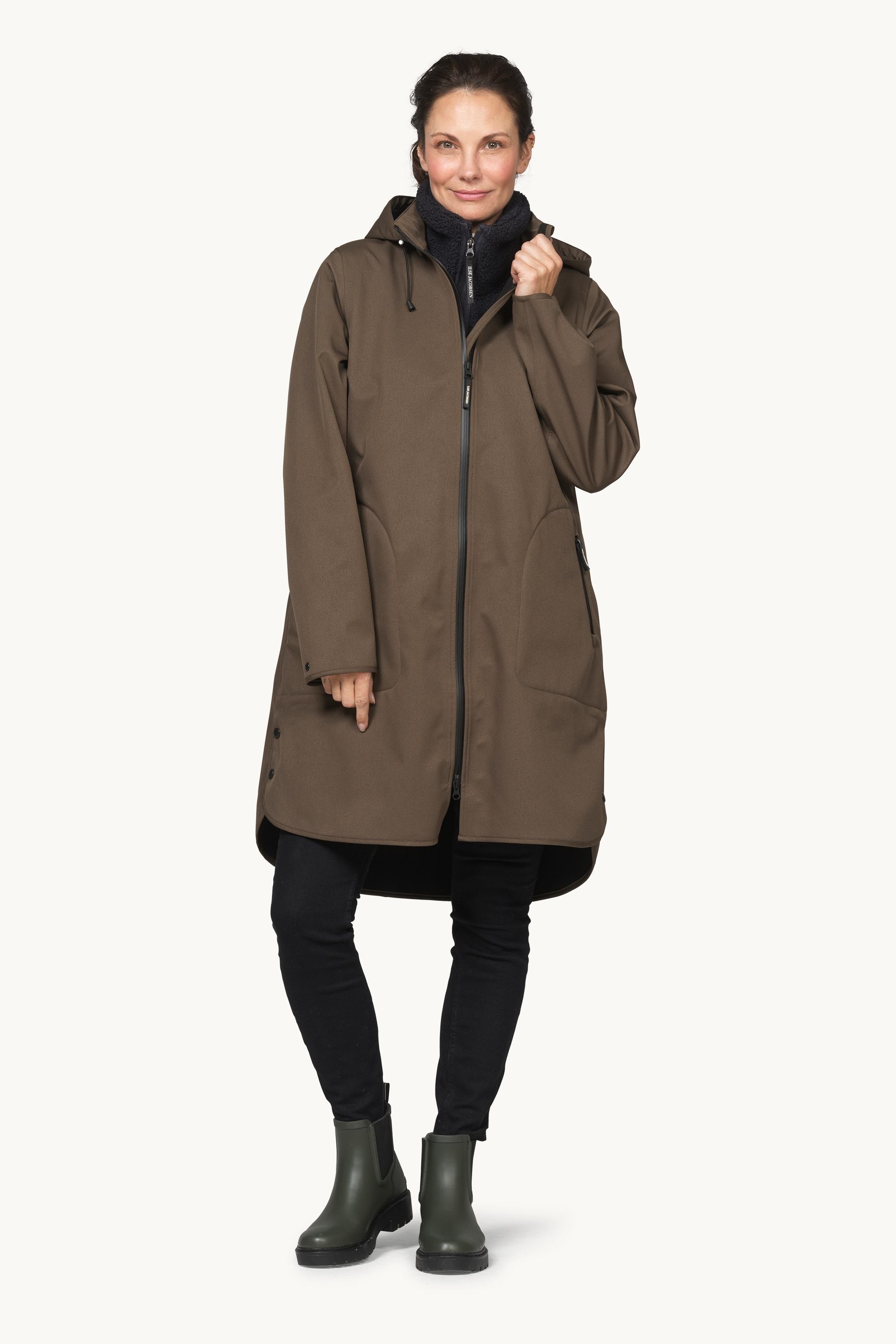 Softshell Regenmantel A-Linie - Wren