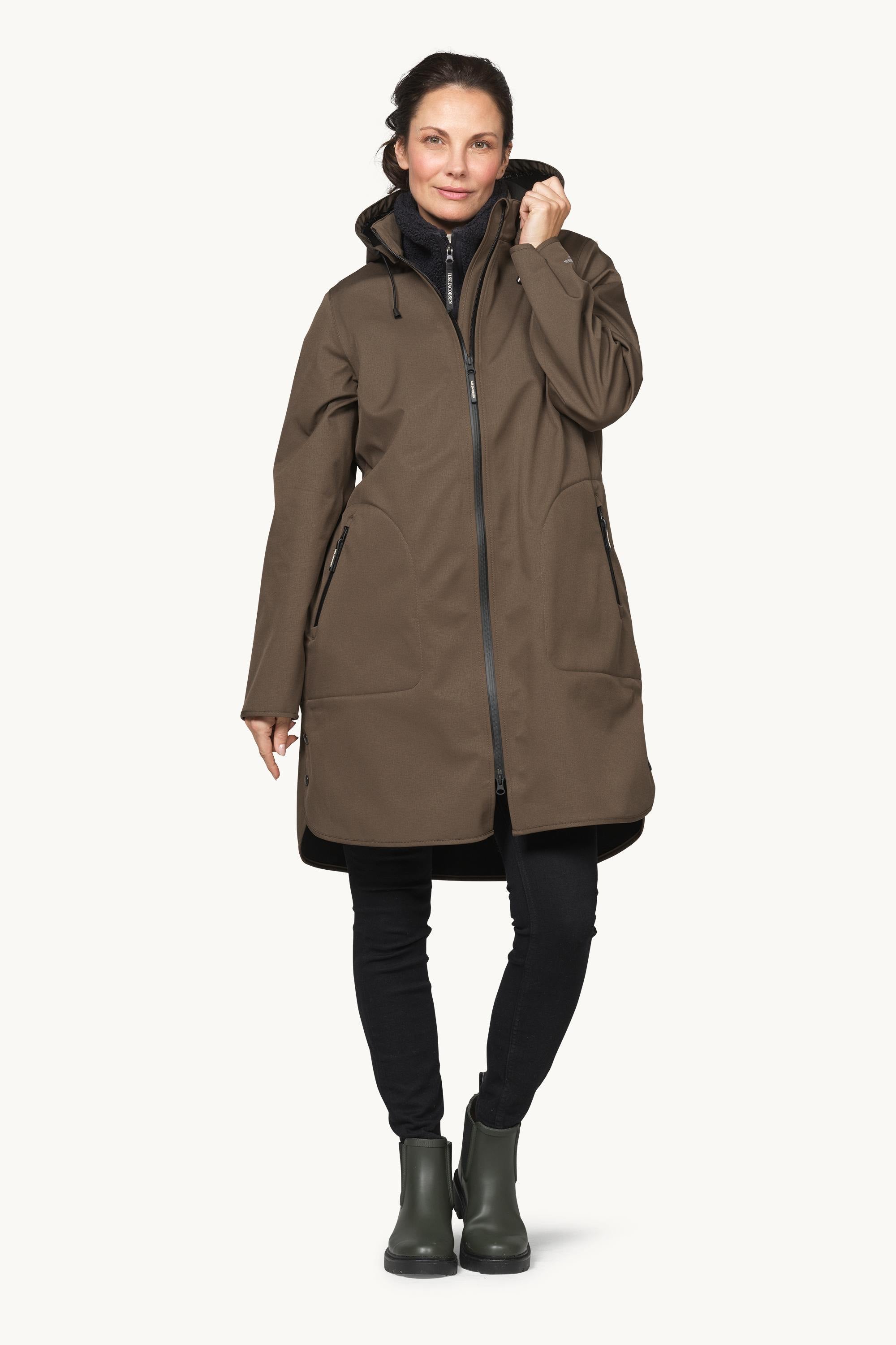 Softshell Regenmantel A-Linie - Wren