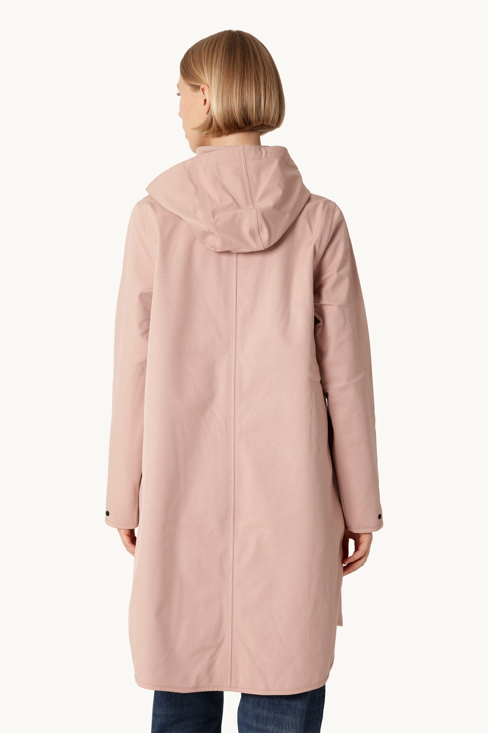 Softshell Regenmantel A-Linie - Adobe Rose
