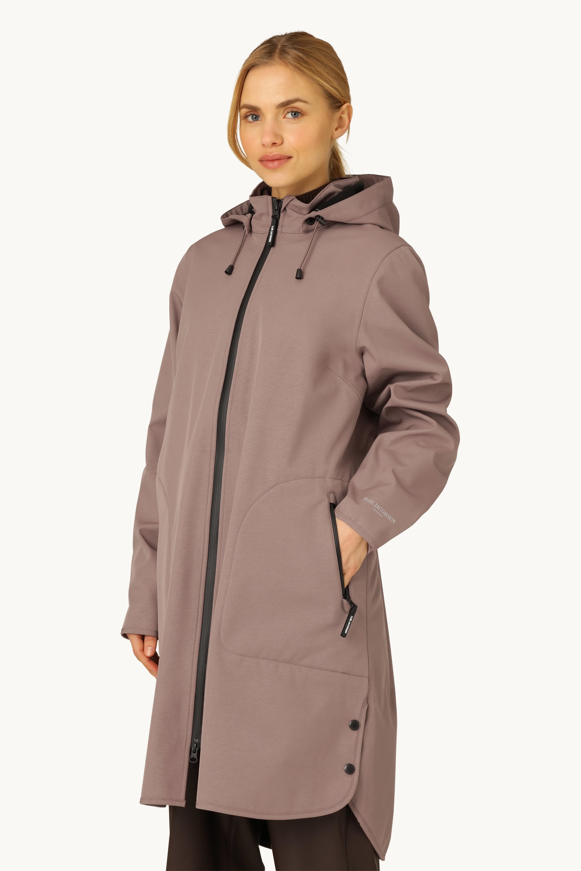Softshell-Regenjacke A-Linie - Old Lavender