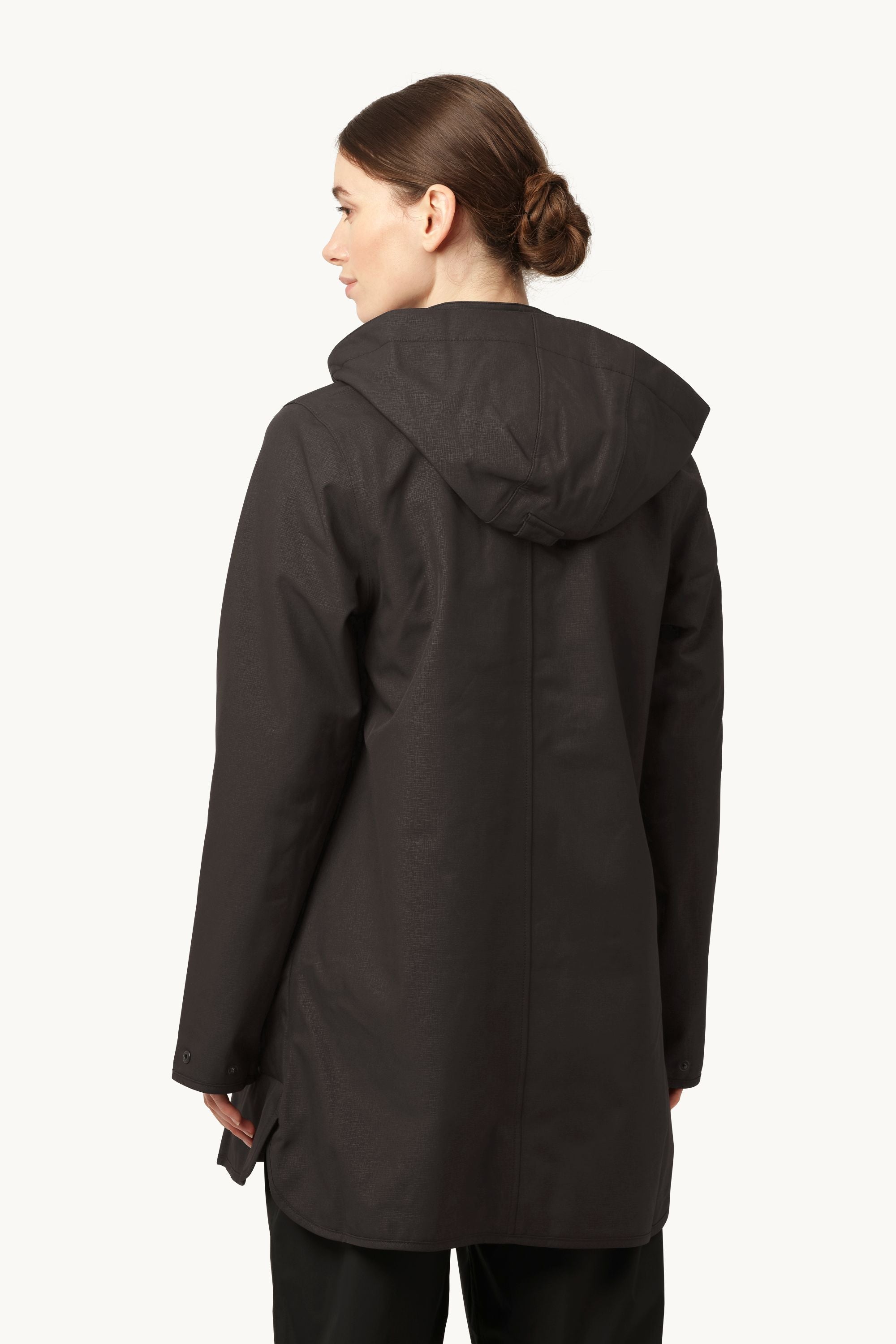 Softshell Regenmantel A-Linie - Black