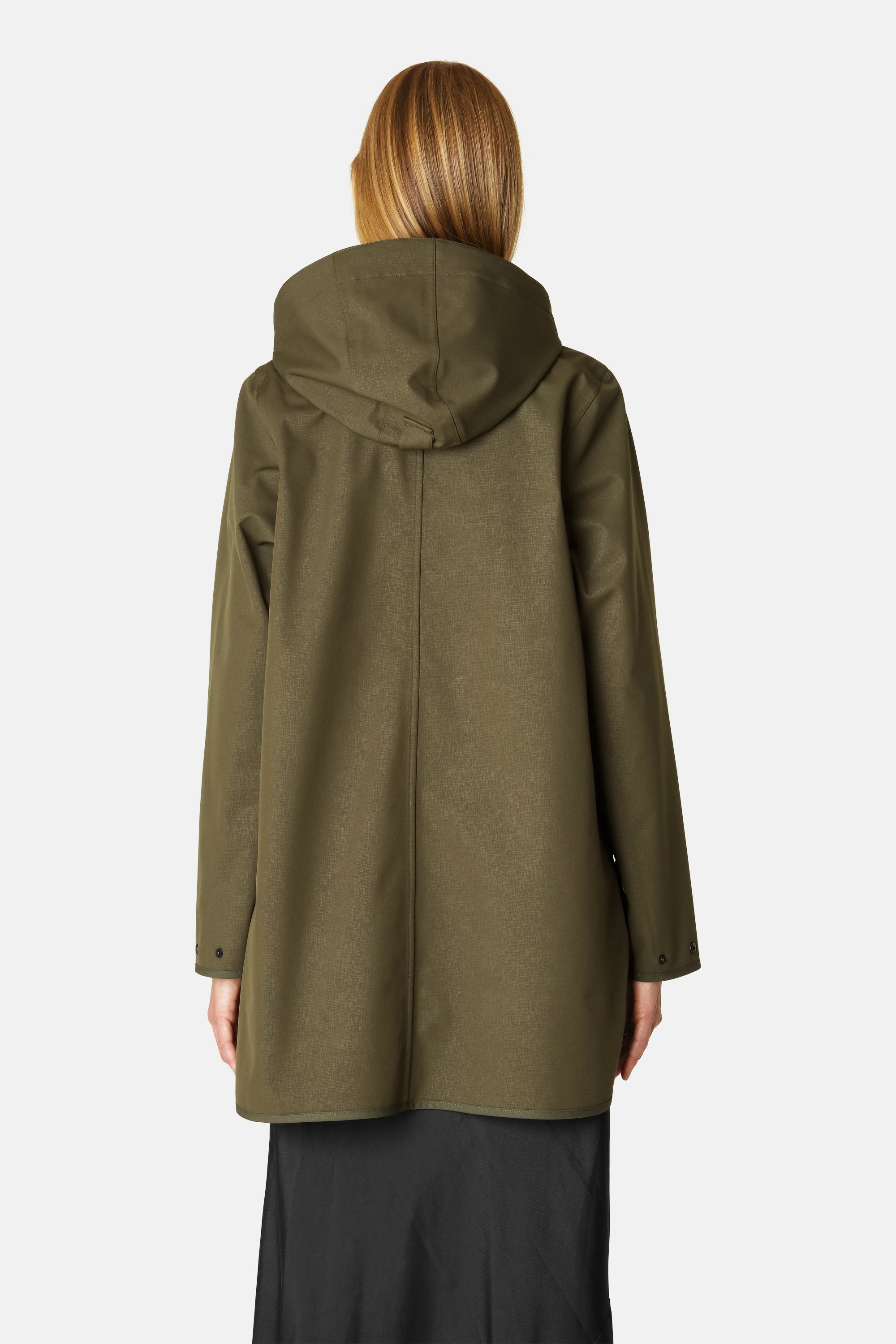 Softshell Regenmantel A-Linie - Army