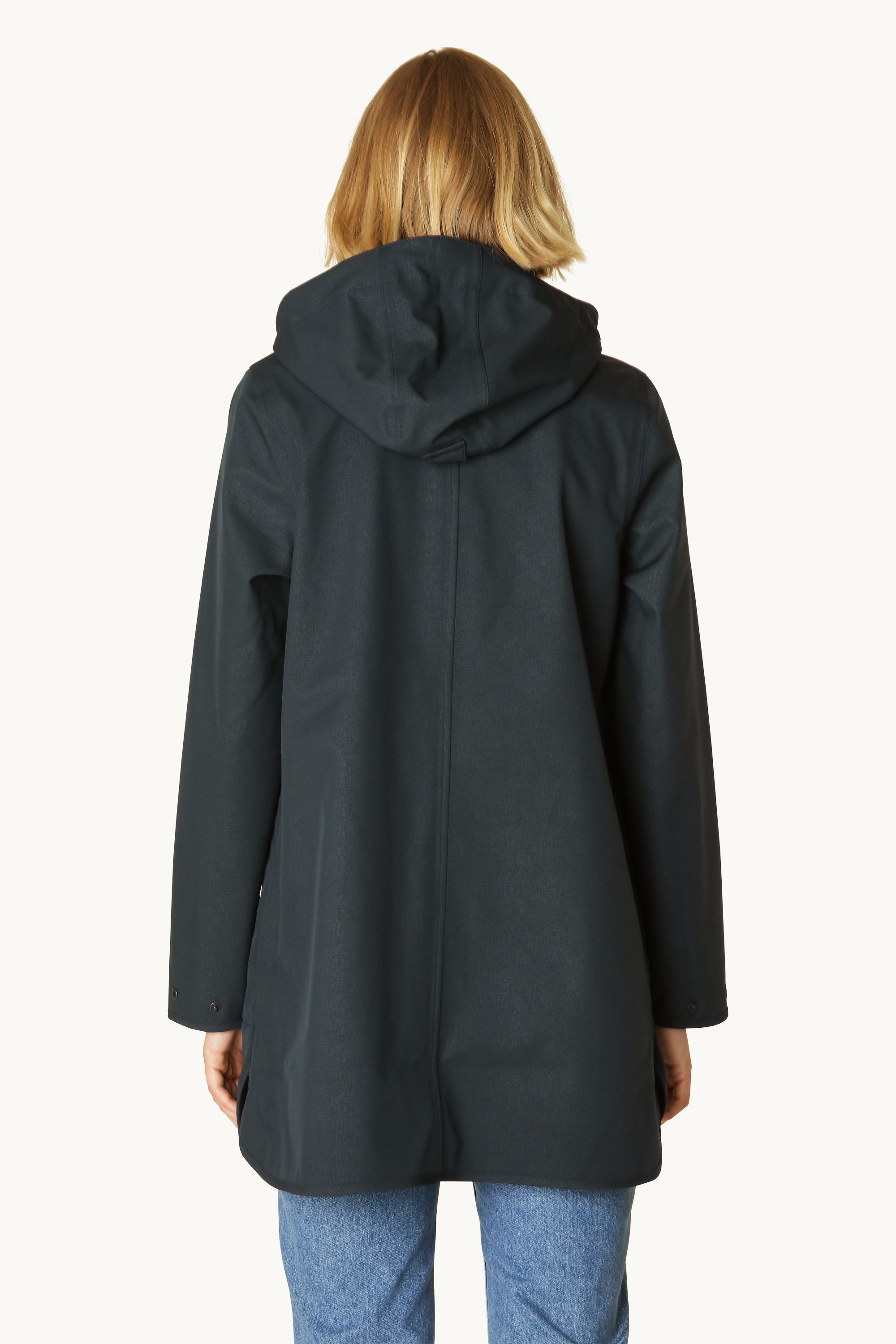 Softshell Regenmantel A-Linie - Dark Indigo