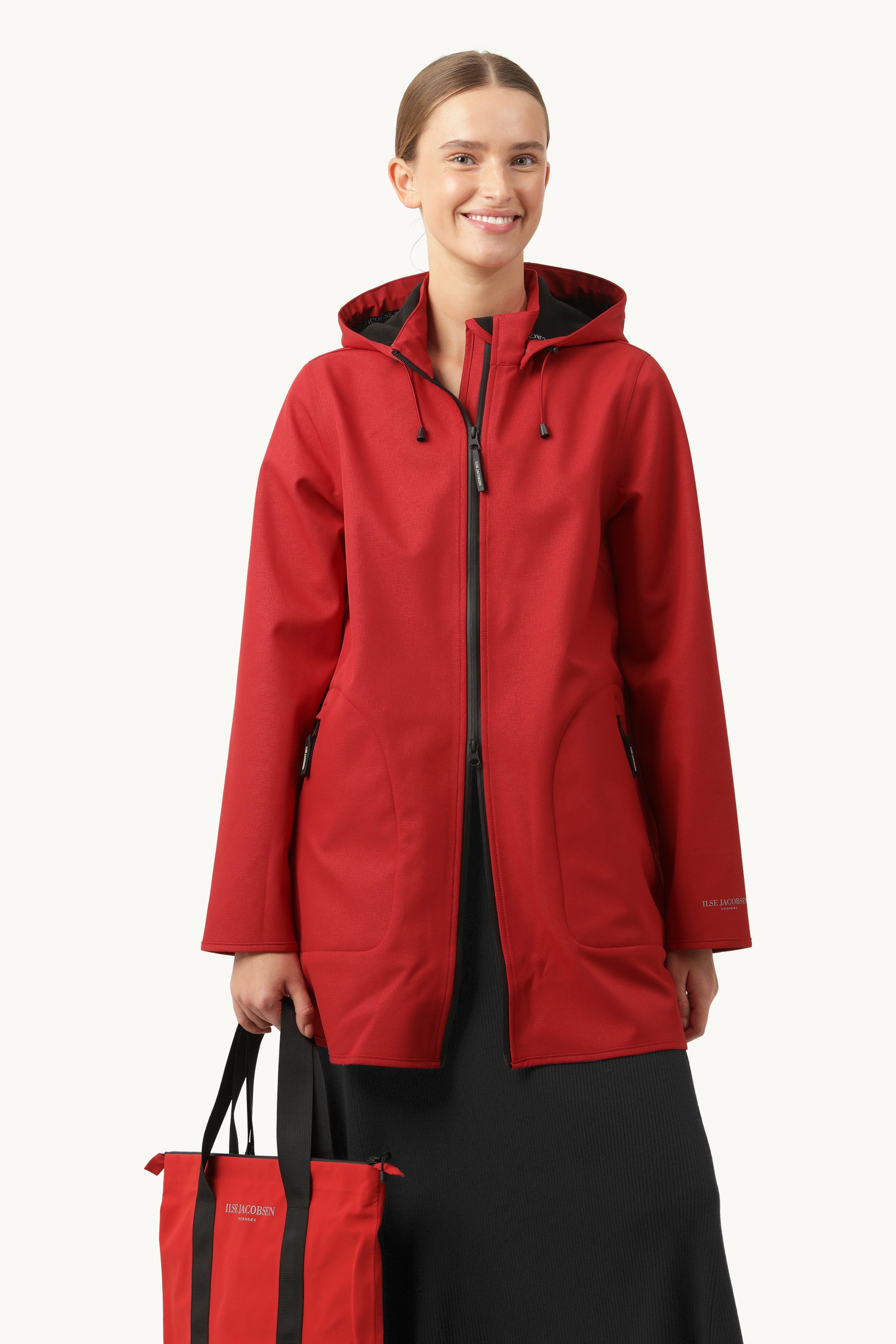 Softshell Regenmantel A-Linie - Fire