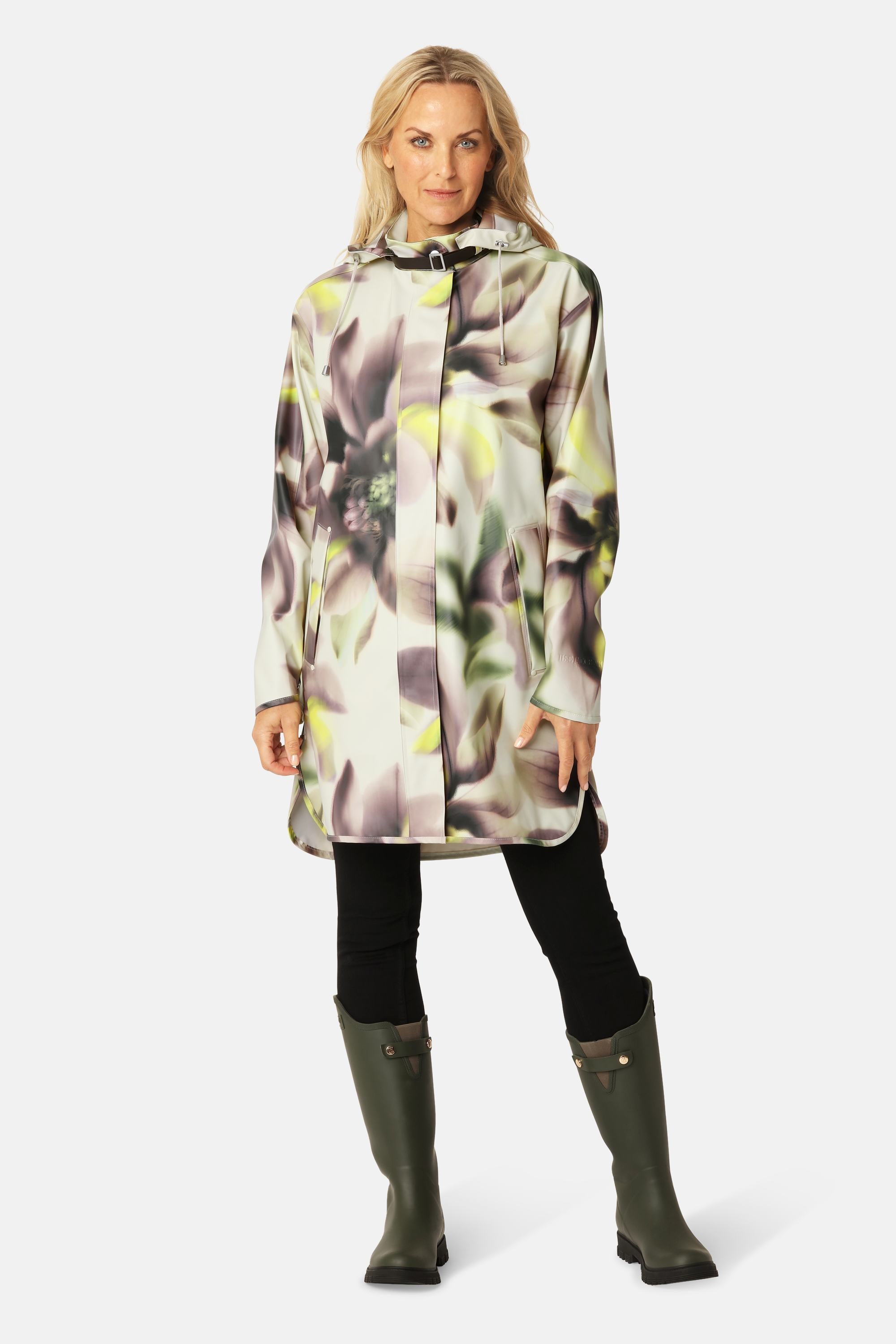 Raincoat - Light Photoristic Flower