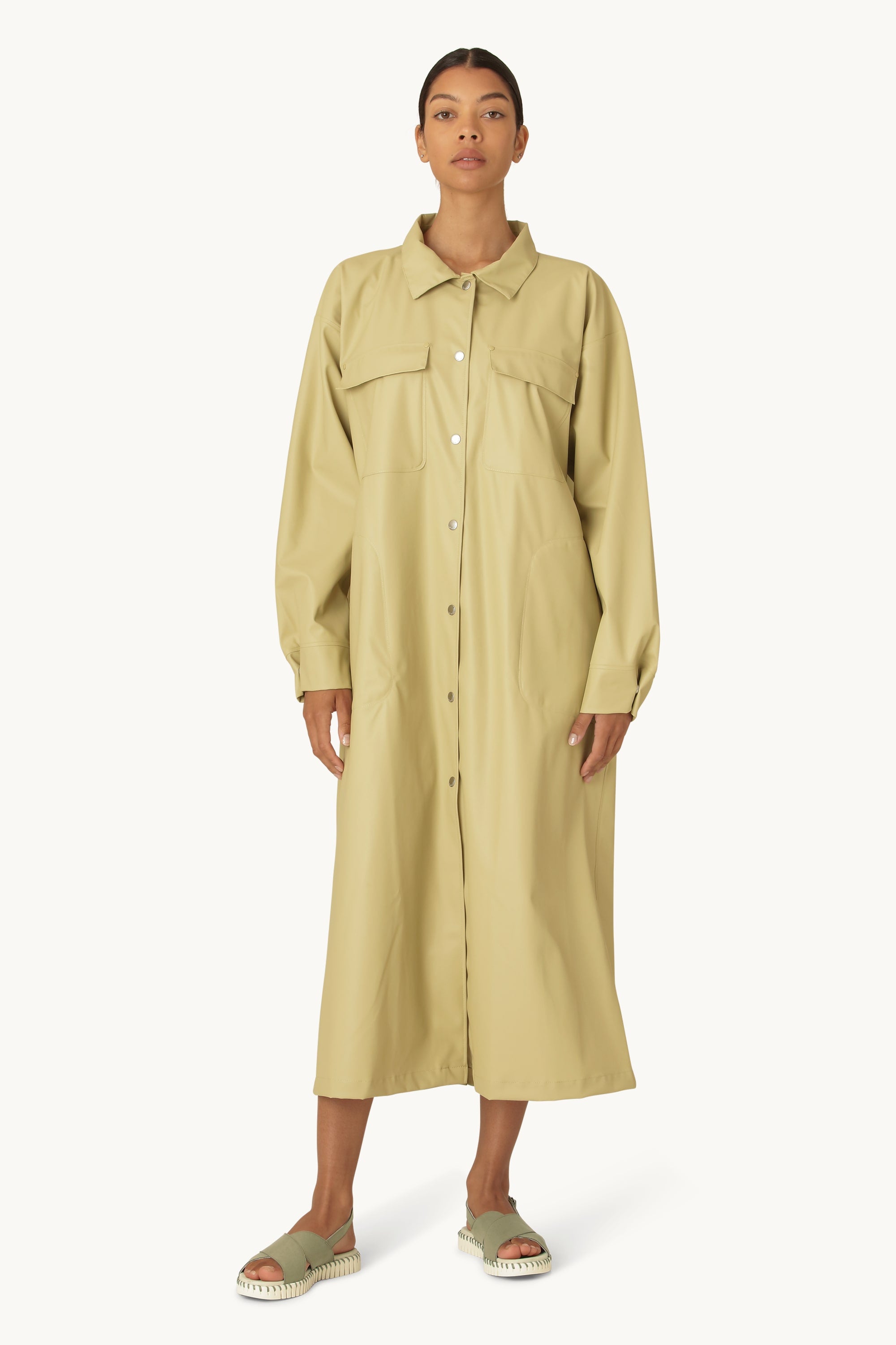Raincoat - Olive Grass