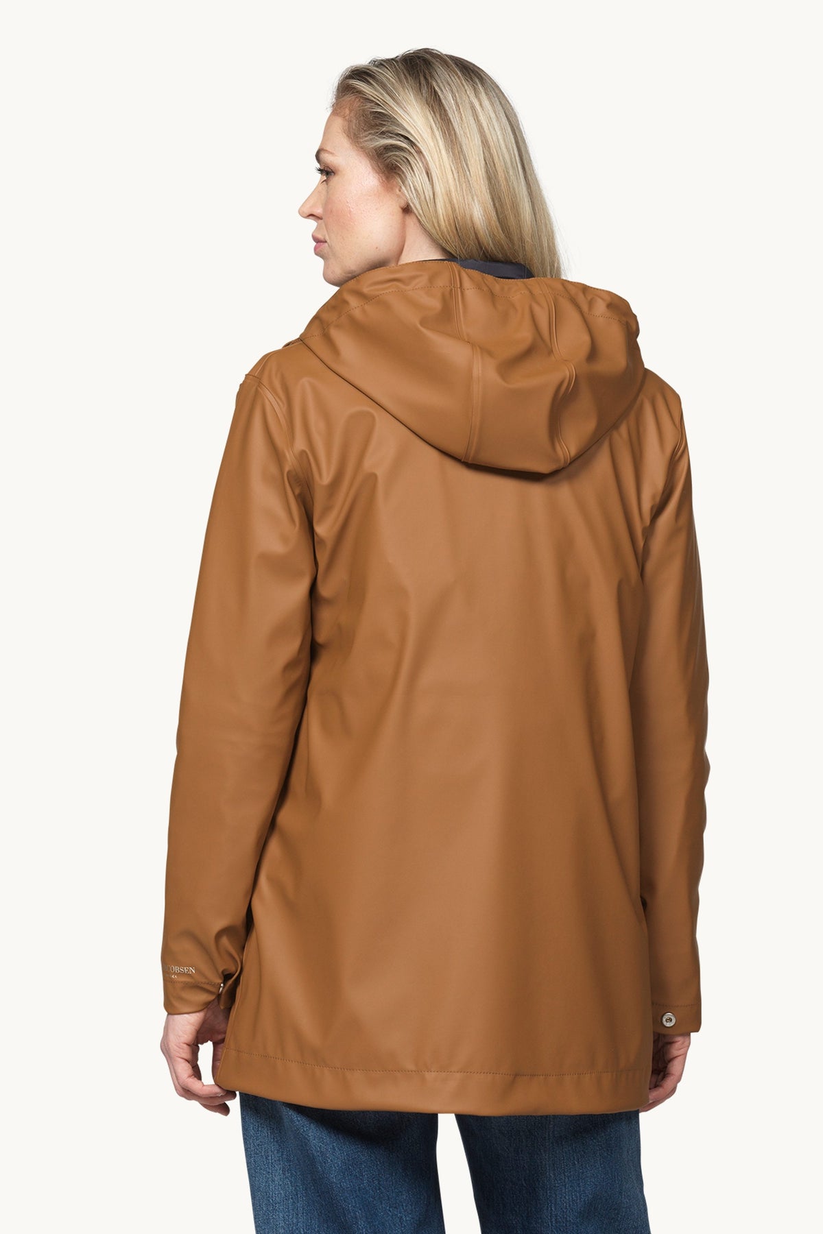 Kurze Regenjacke - Toffee