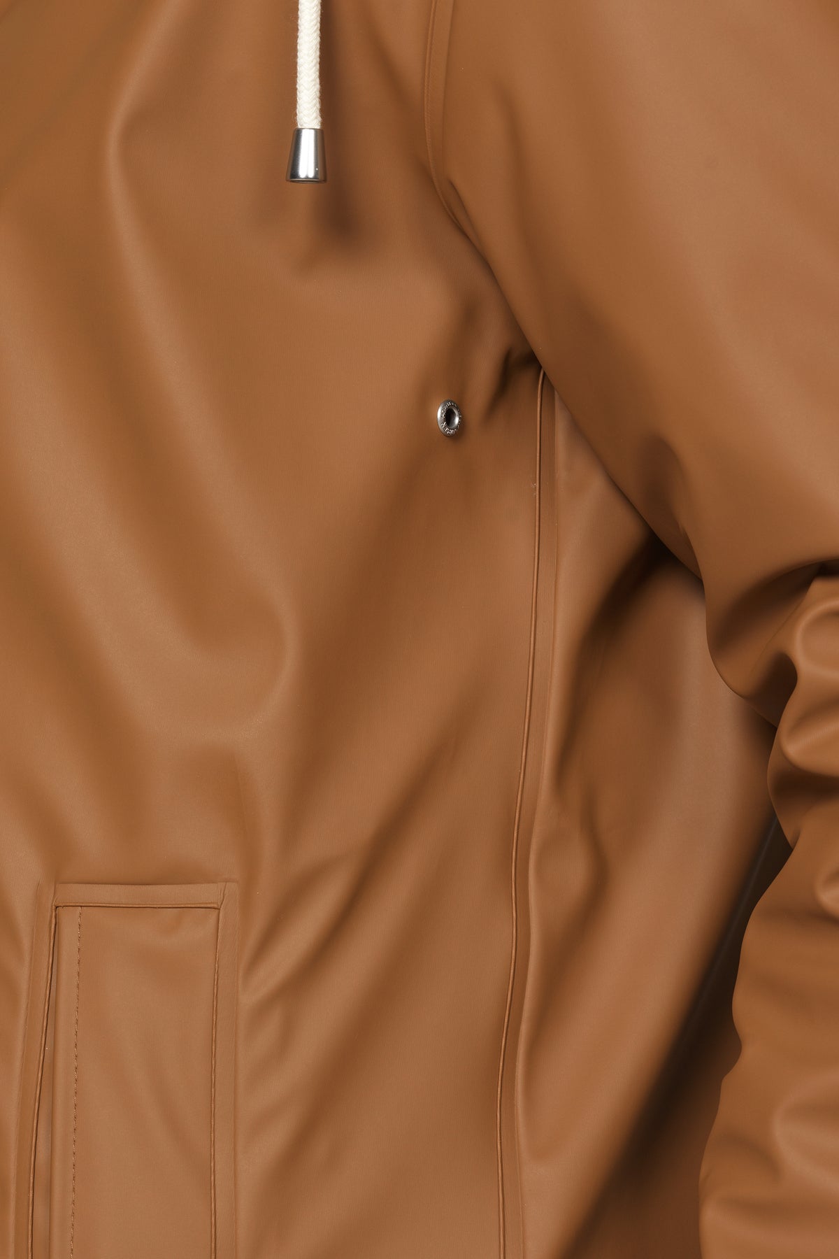 Kurze Regenjacke - Toffee