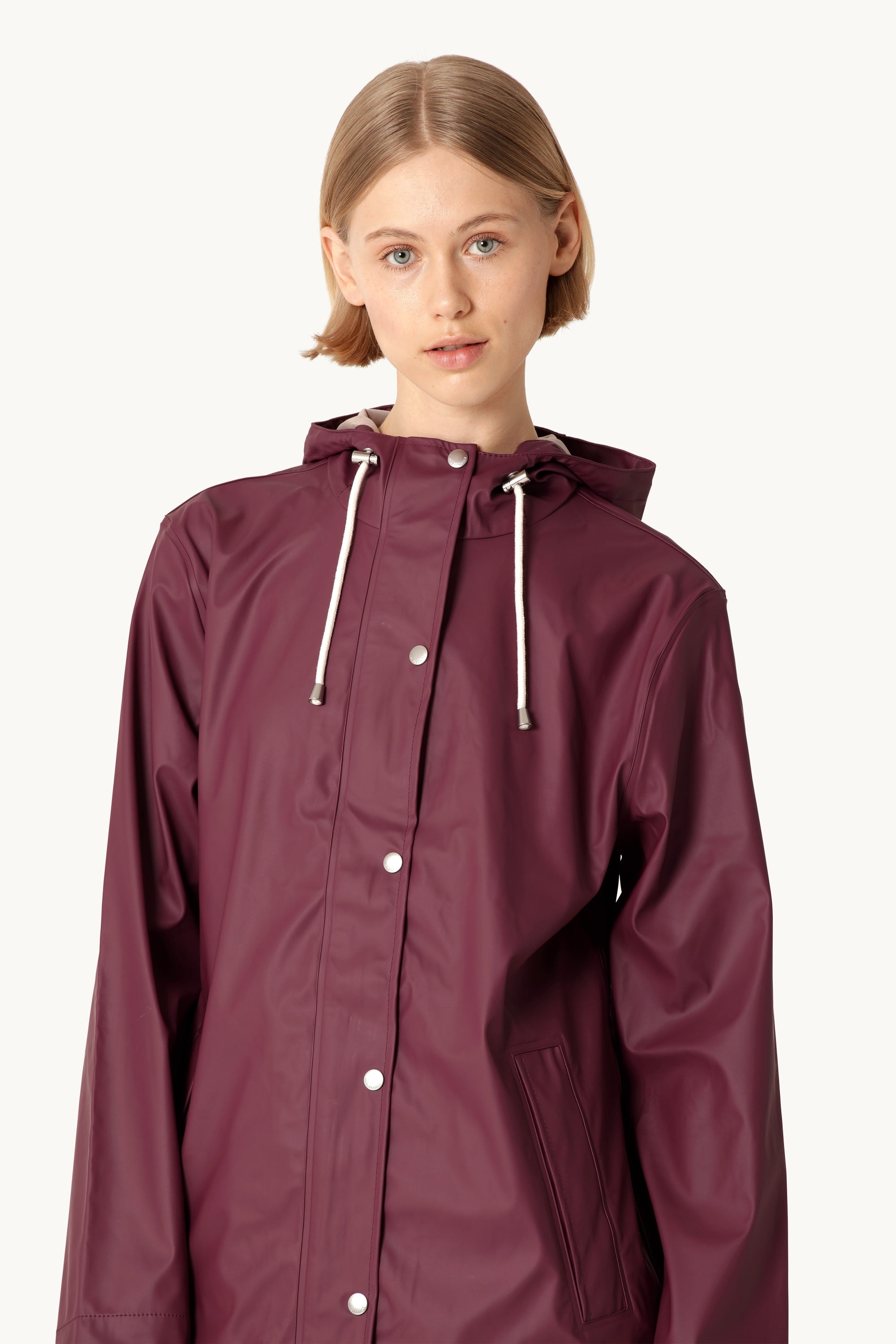 Leichter Regenmantel - Maroon Banner
