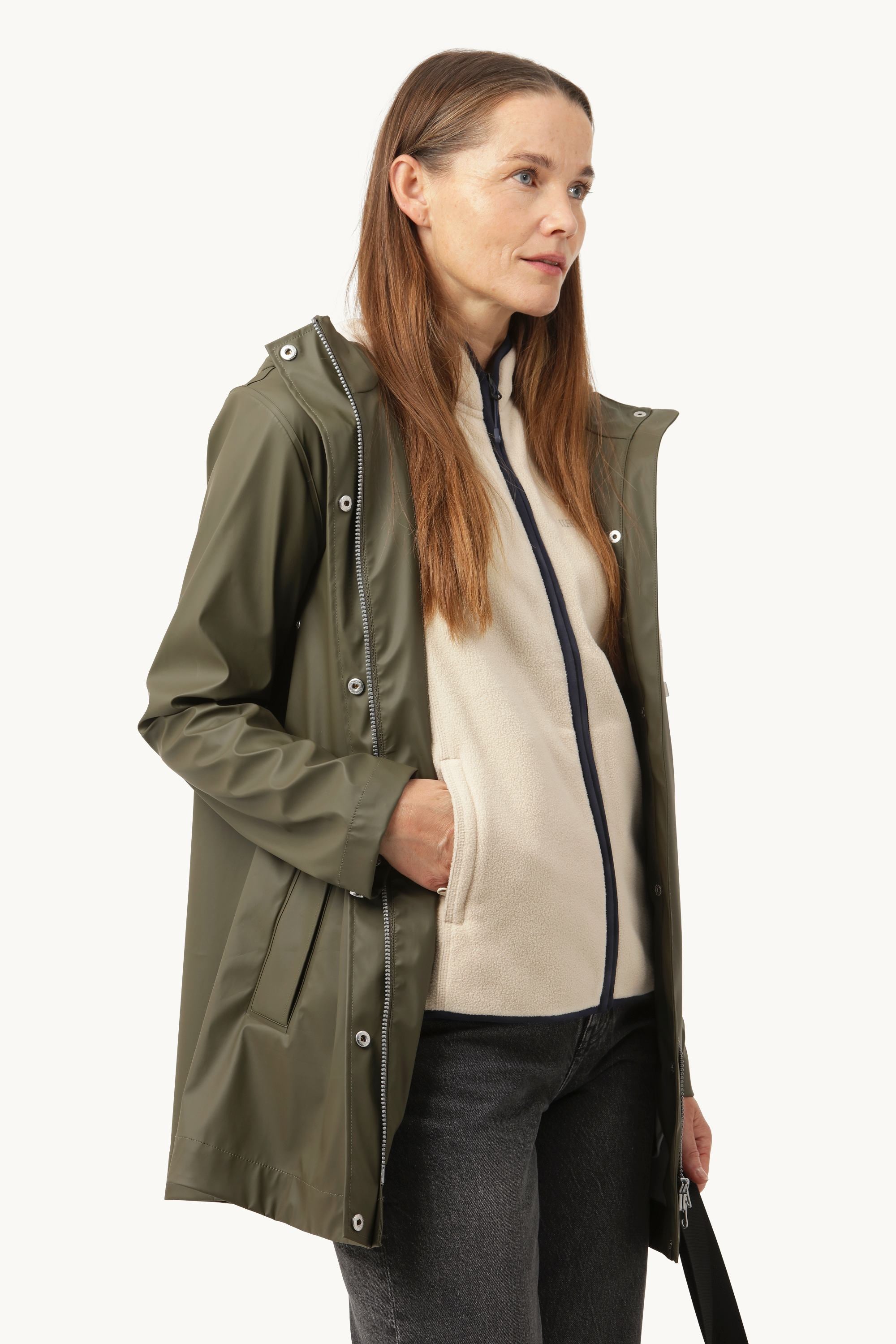 Leichter Regenmantel - Army