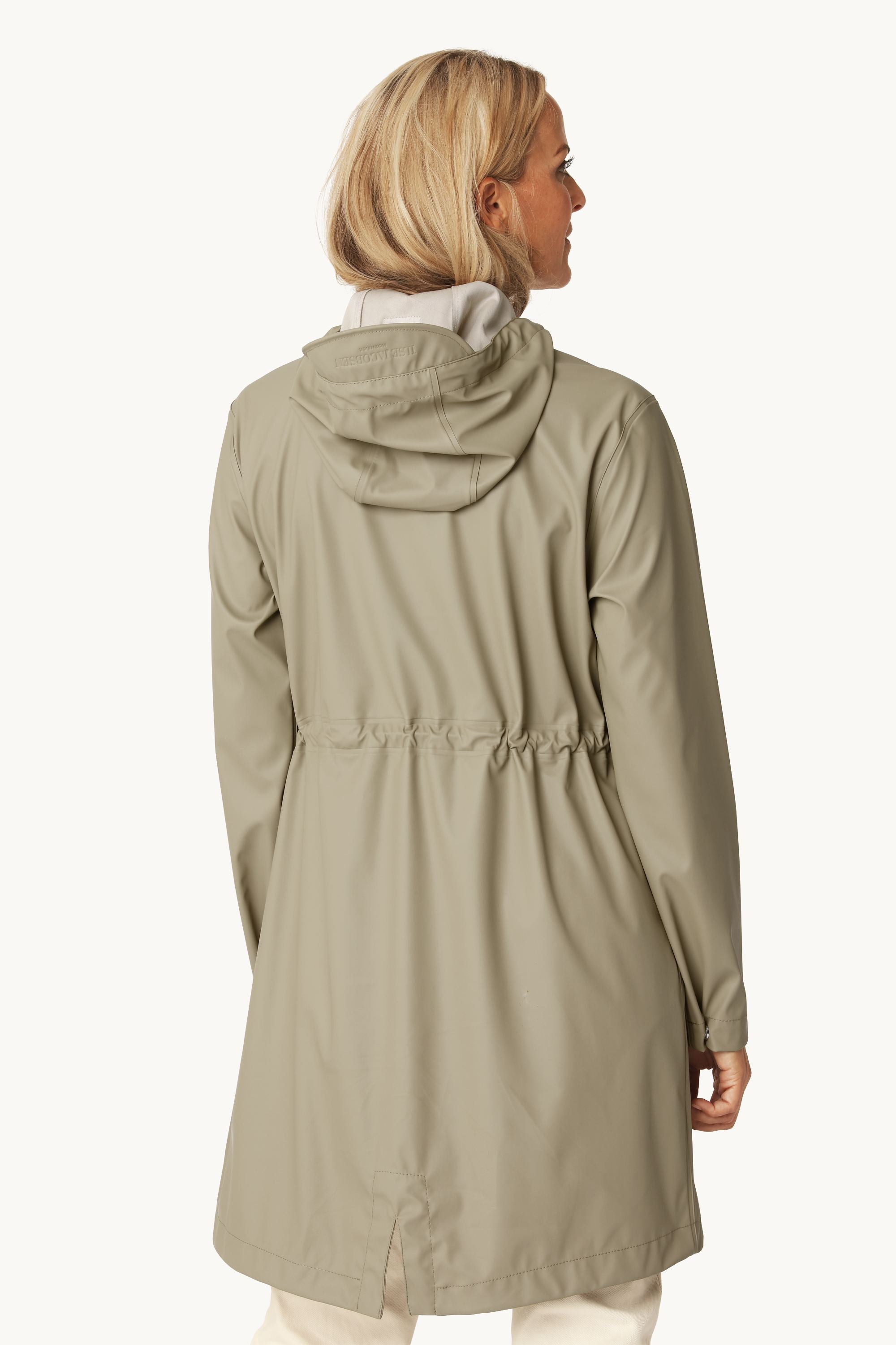 Long Parka Rain Jacket - Coriander