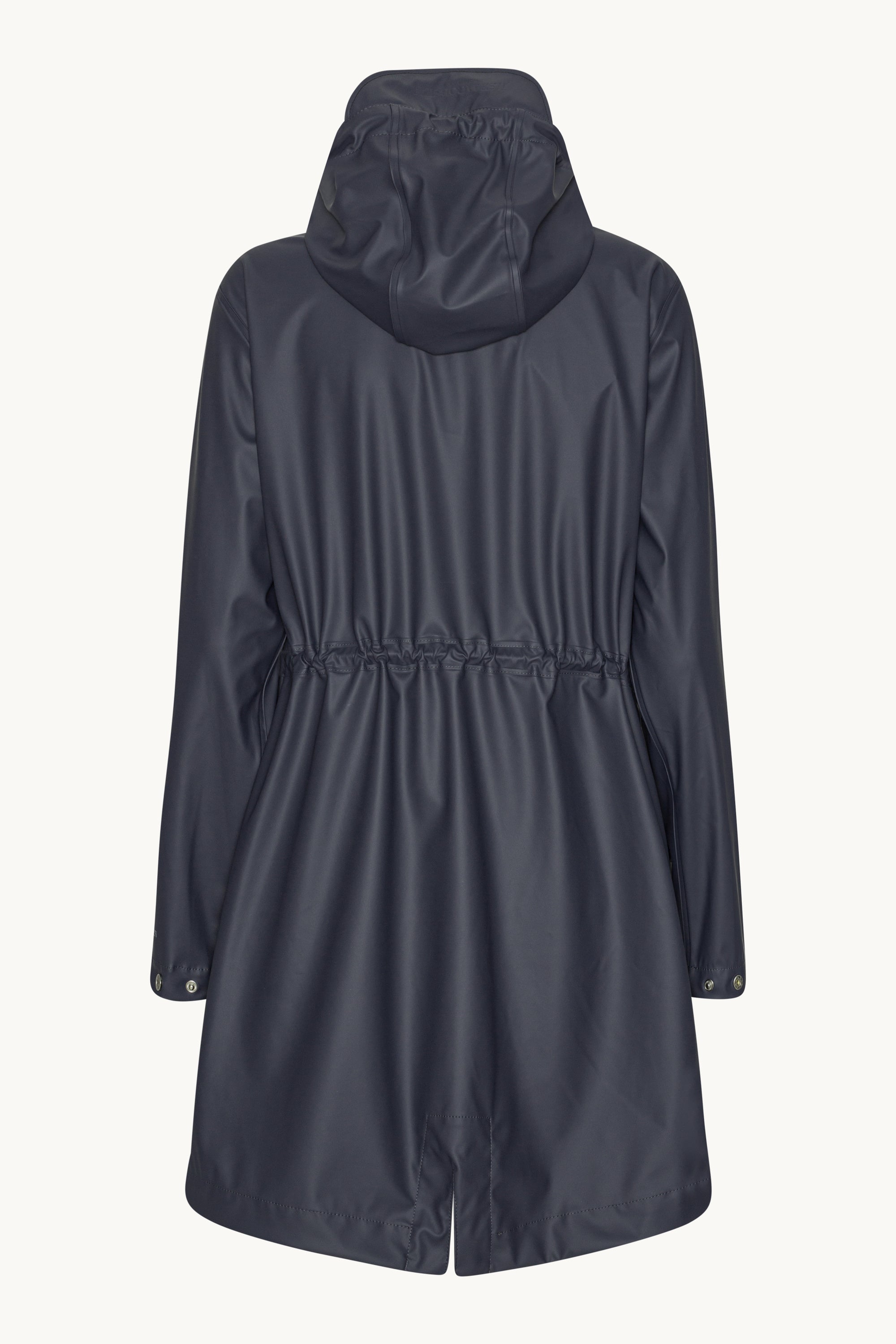 Long Parka Rain Jacket - Ombre Blue