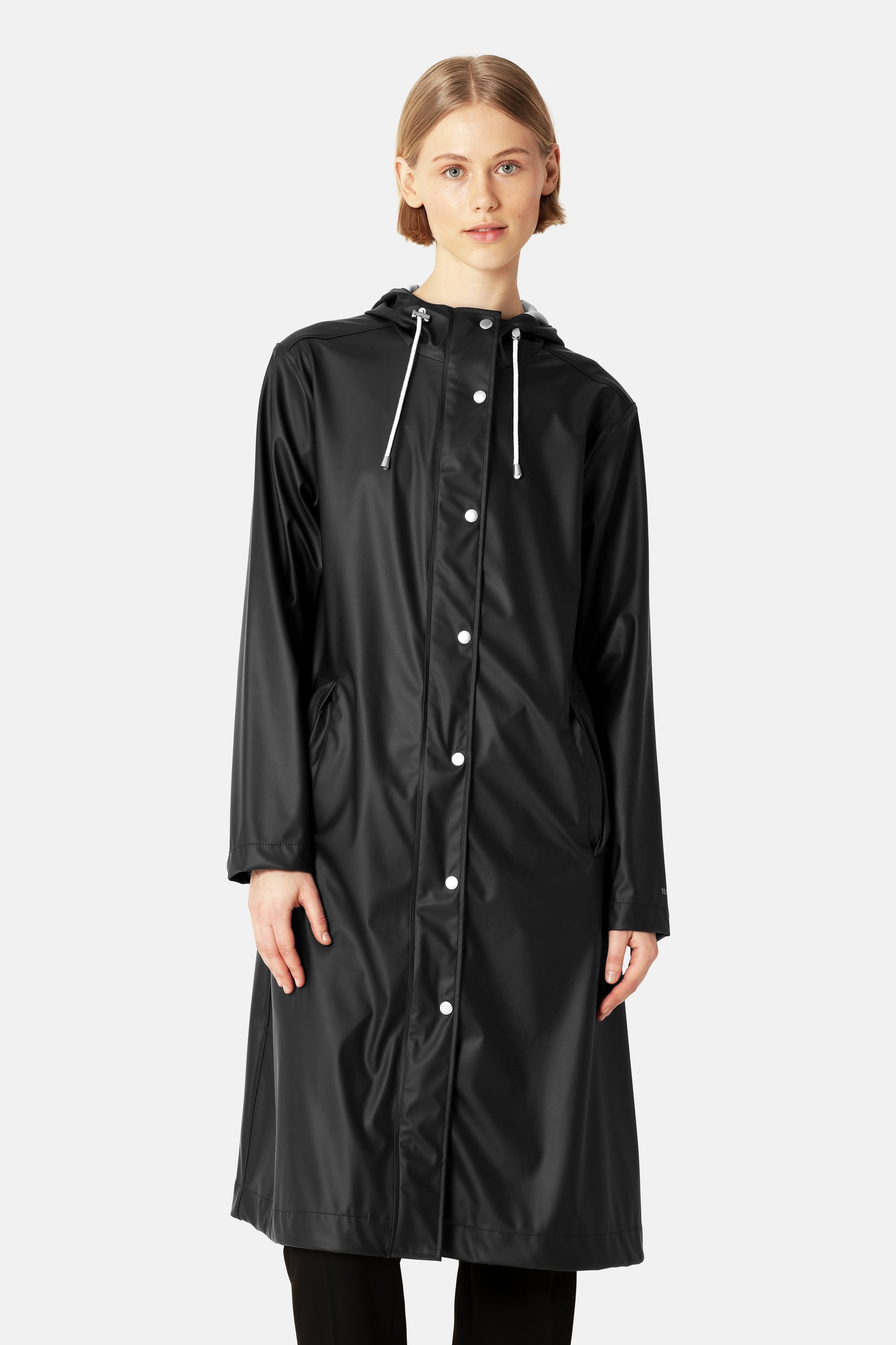 Long Rain Jacket - Black Beauty