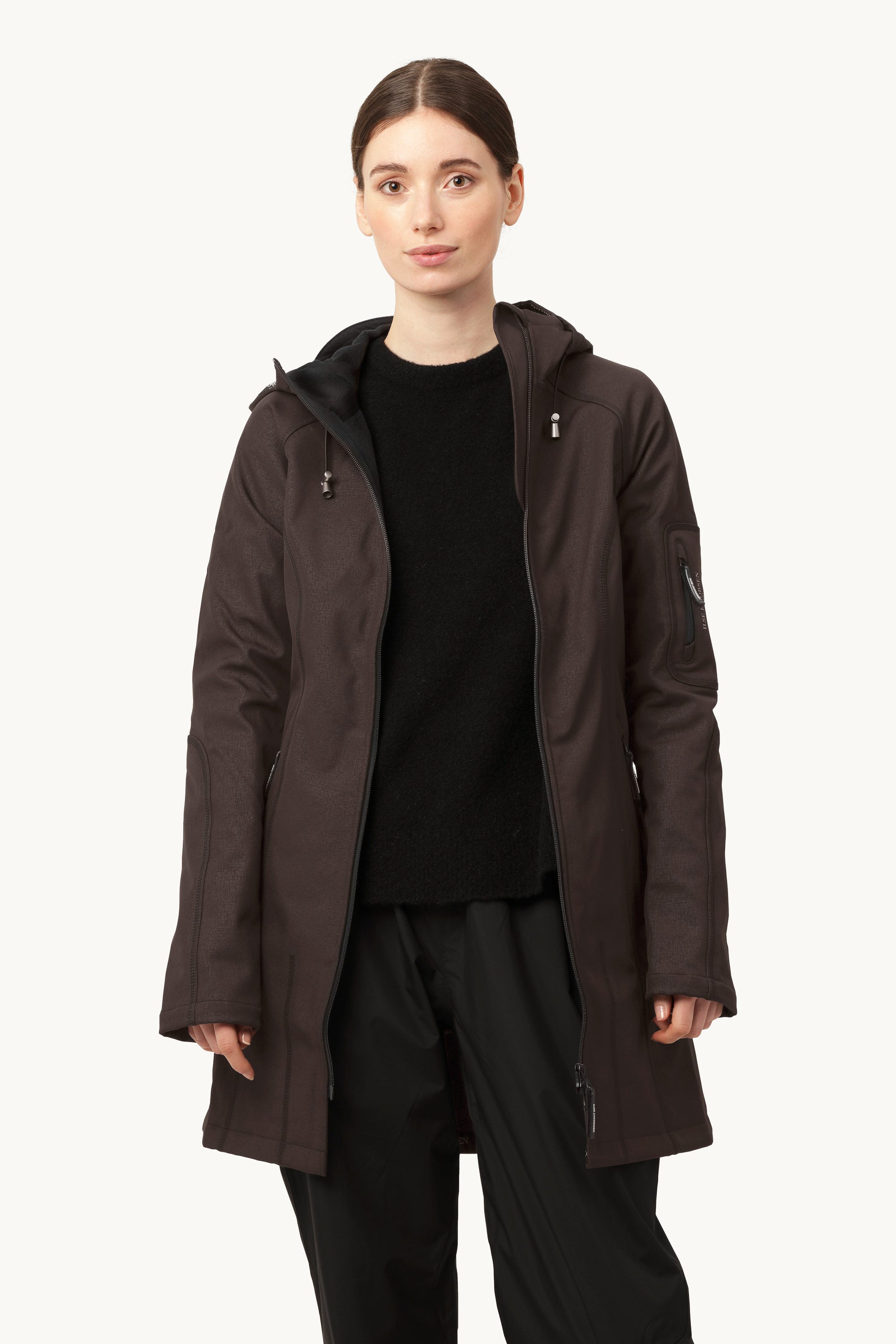 Softshell Regenmantel - Black