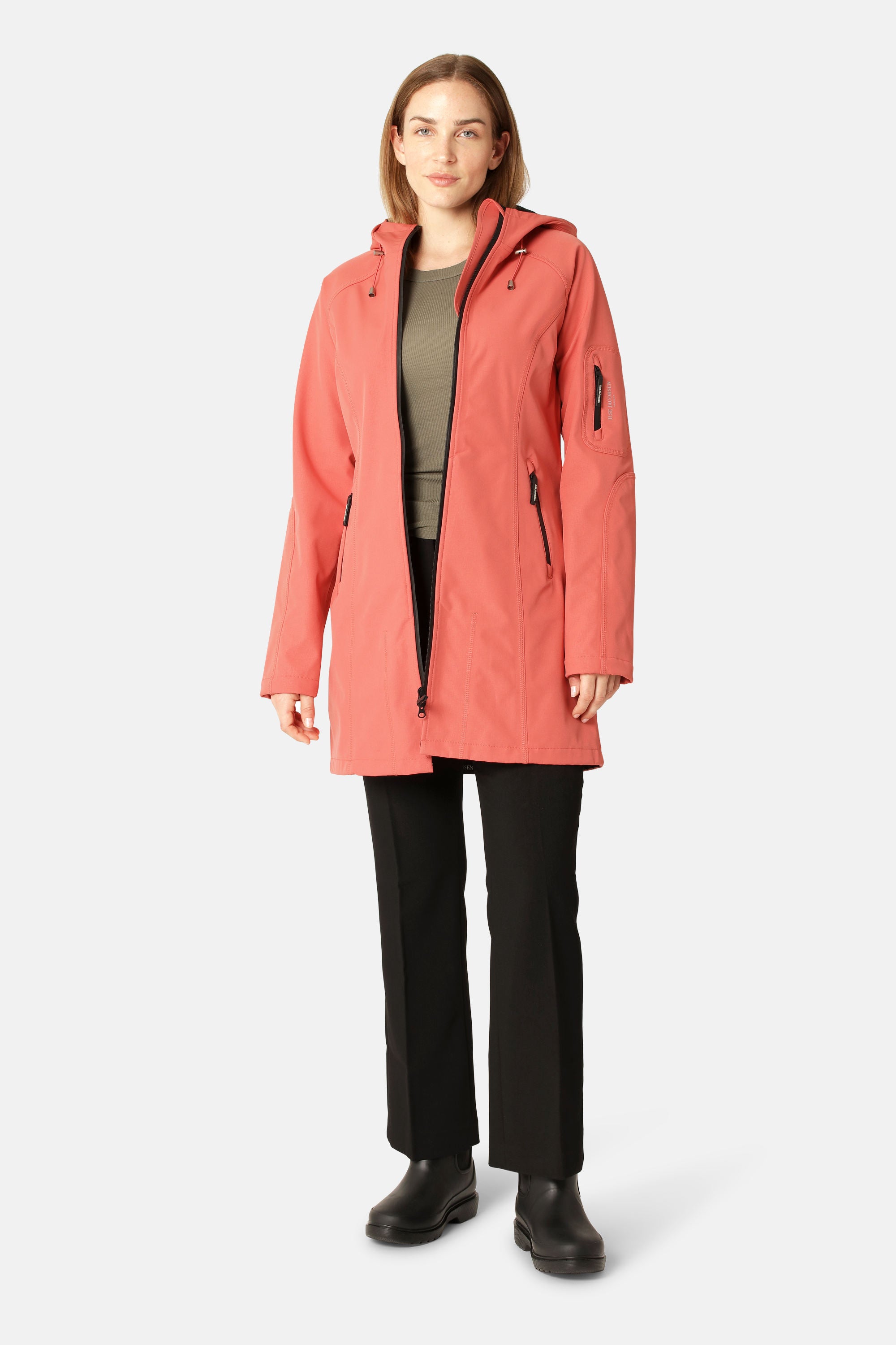 Softshell Regenmantel - Spiced Coral