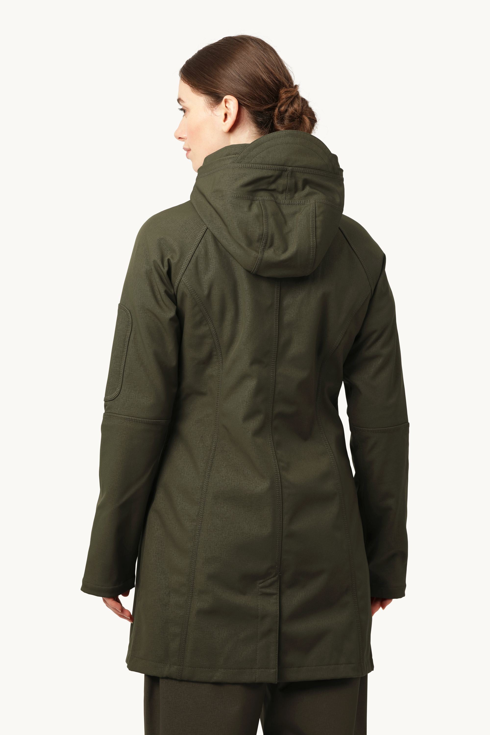Softshell Regenmantel - Army