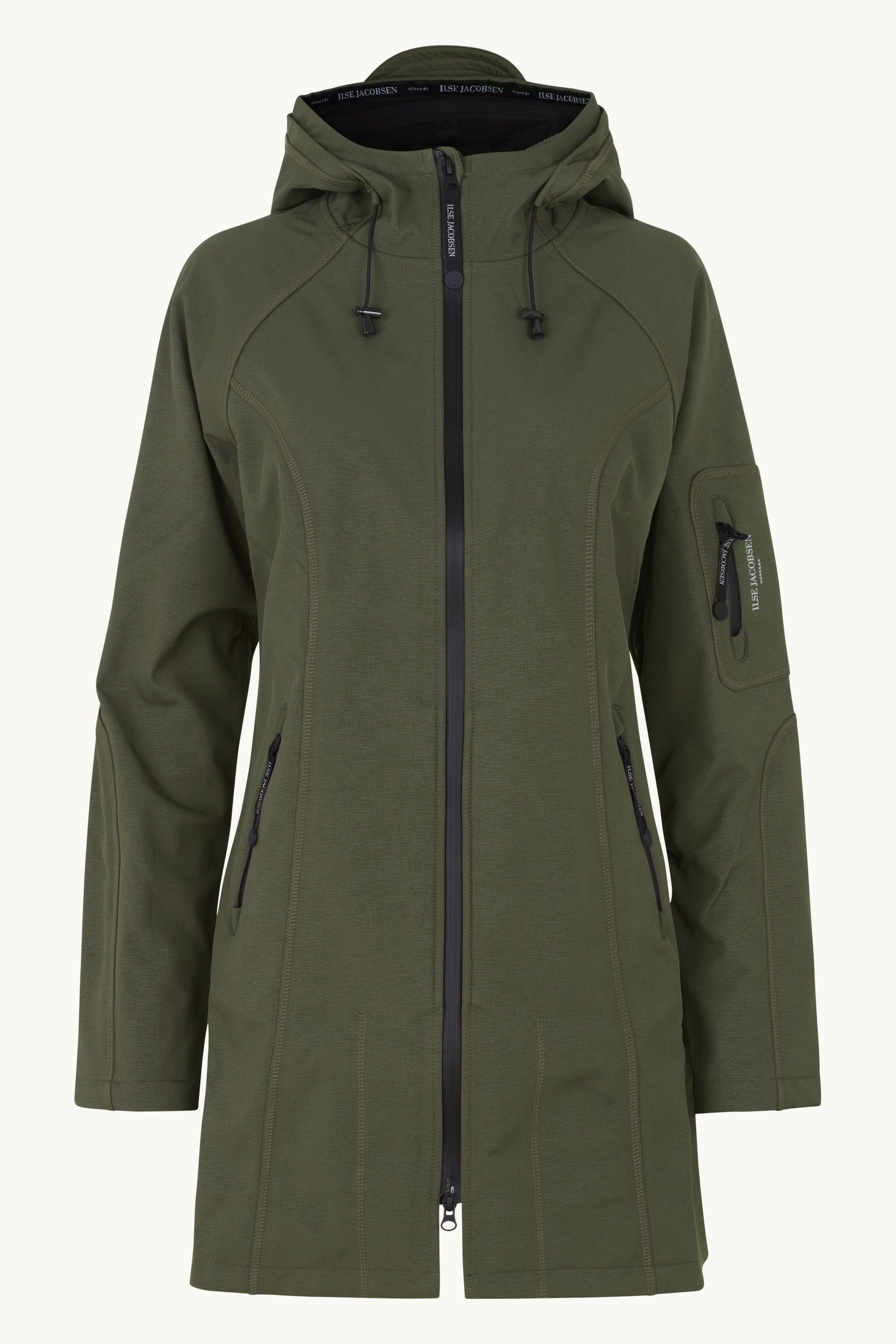 Softshell Regenmantel - Army