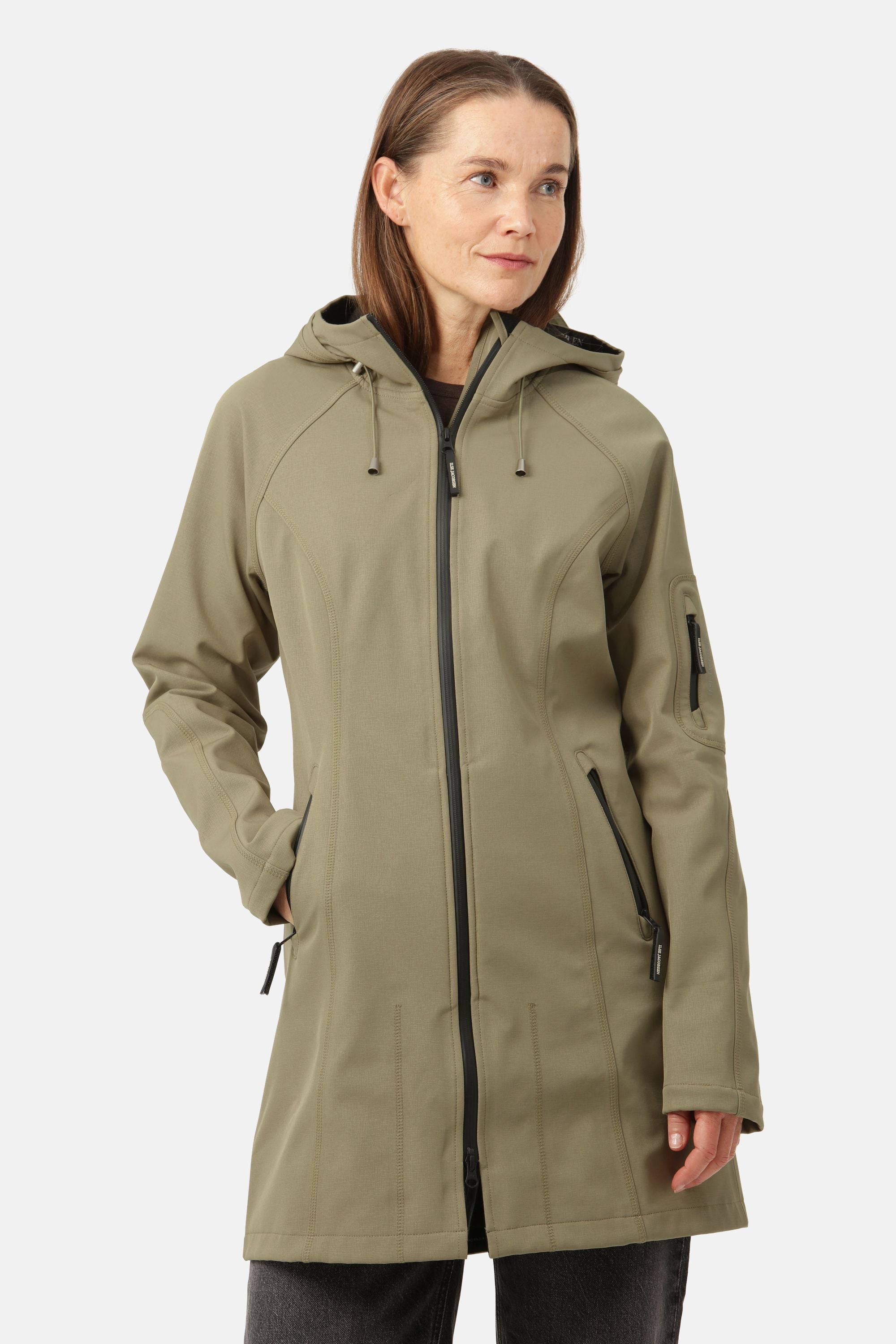 Softshell Regenmantel - Covert Green