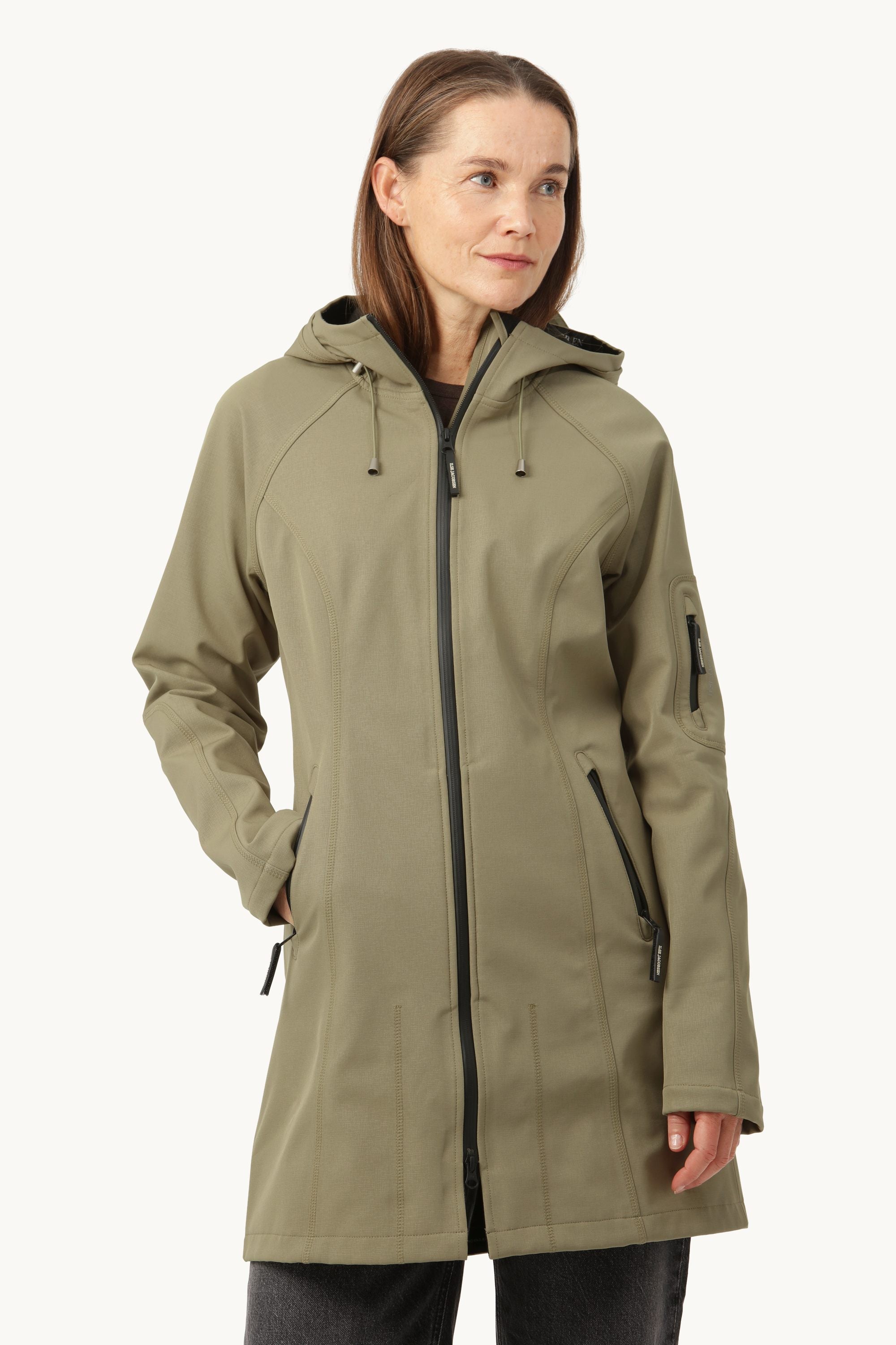 Softshell Regenmantel - Covert Green