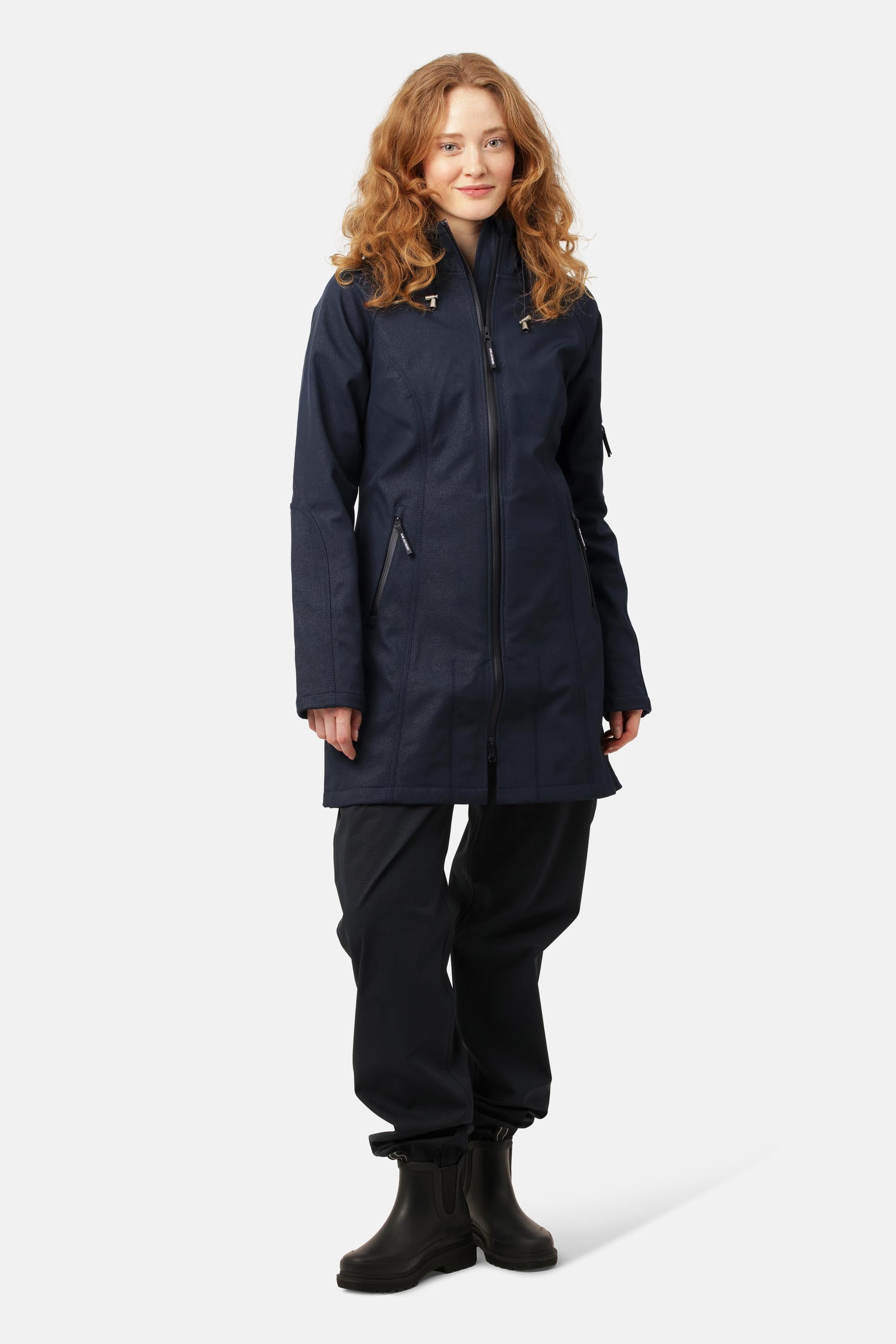 Softshell Regenmantel - Dark Indigo