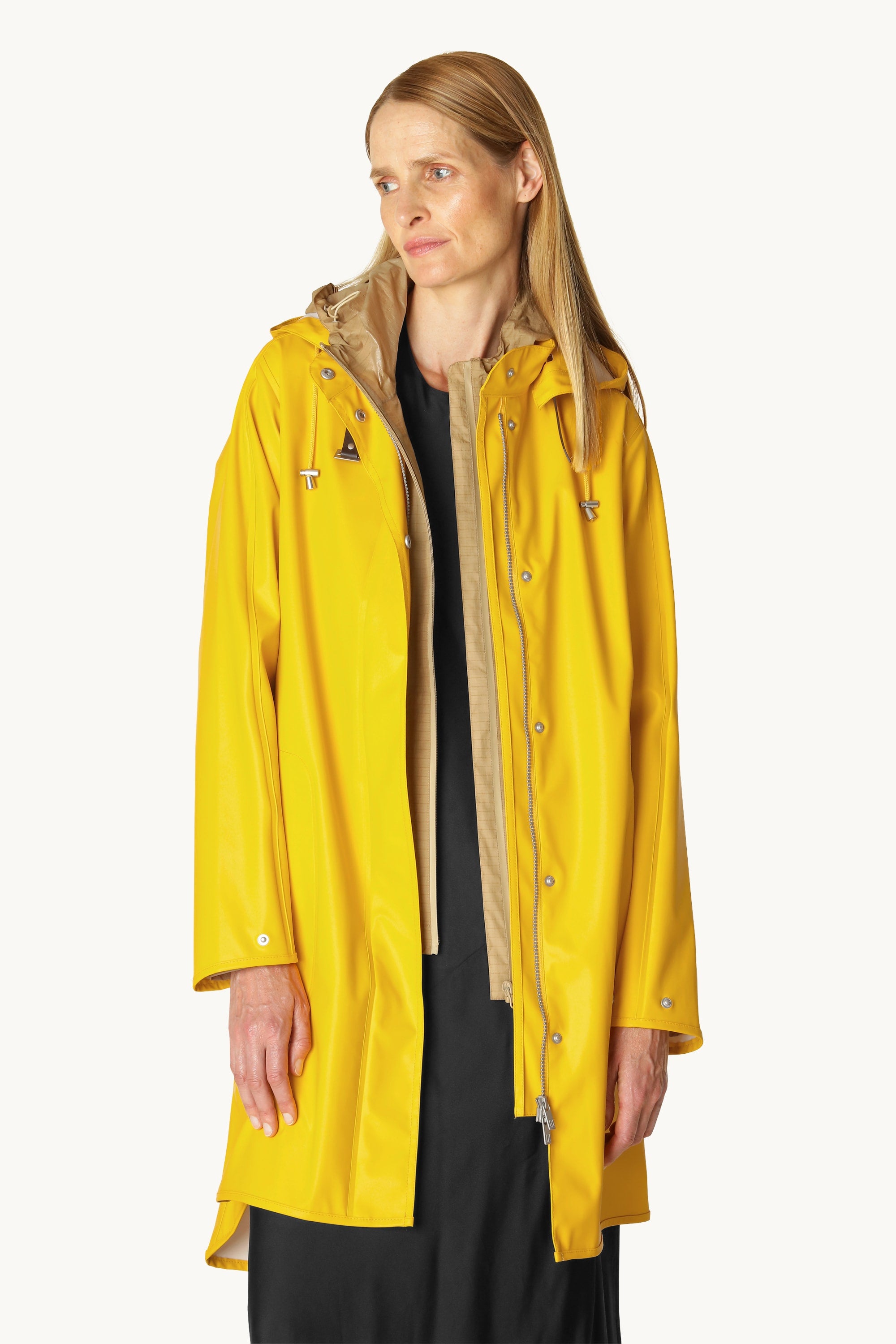 Leichter Regenmantel - Cyber Yellow