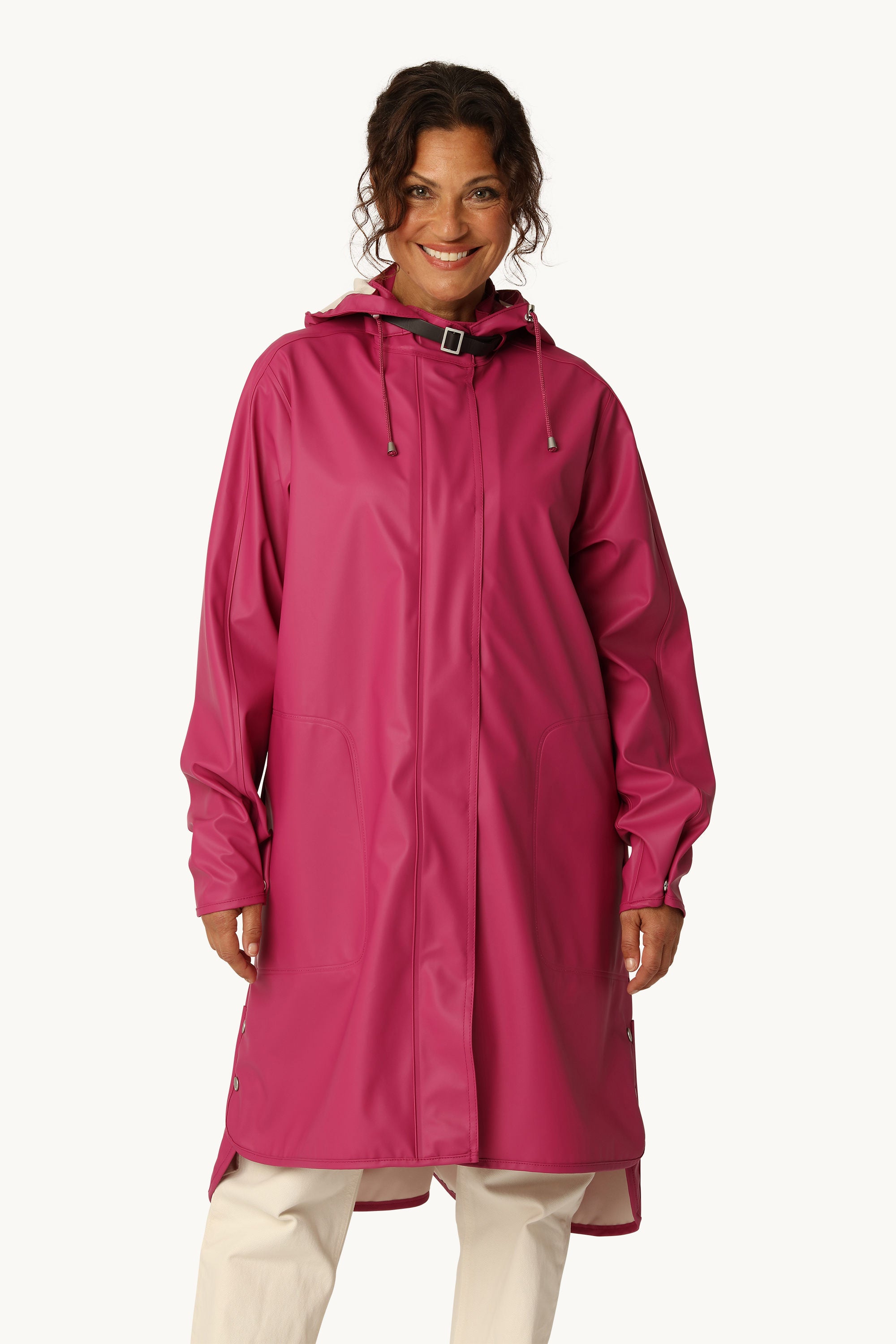 Leichter Regenmantel - Magenta Haze