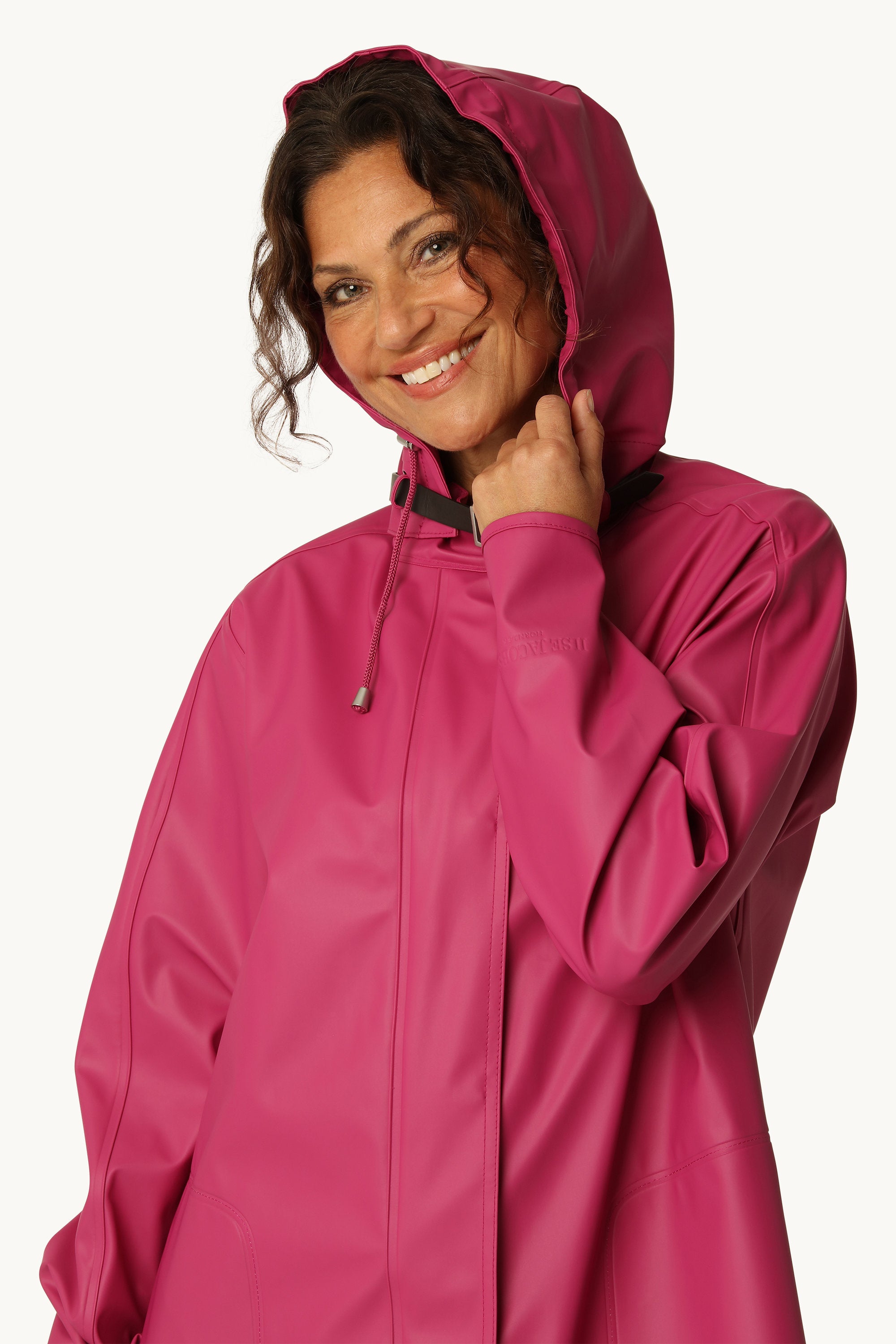 Leichter Regenmantel - Magenta Haze
