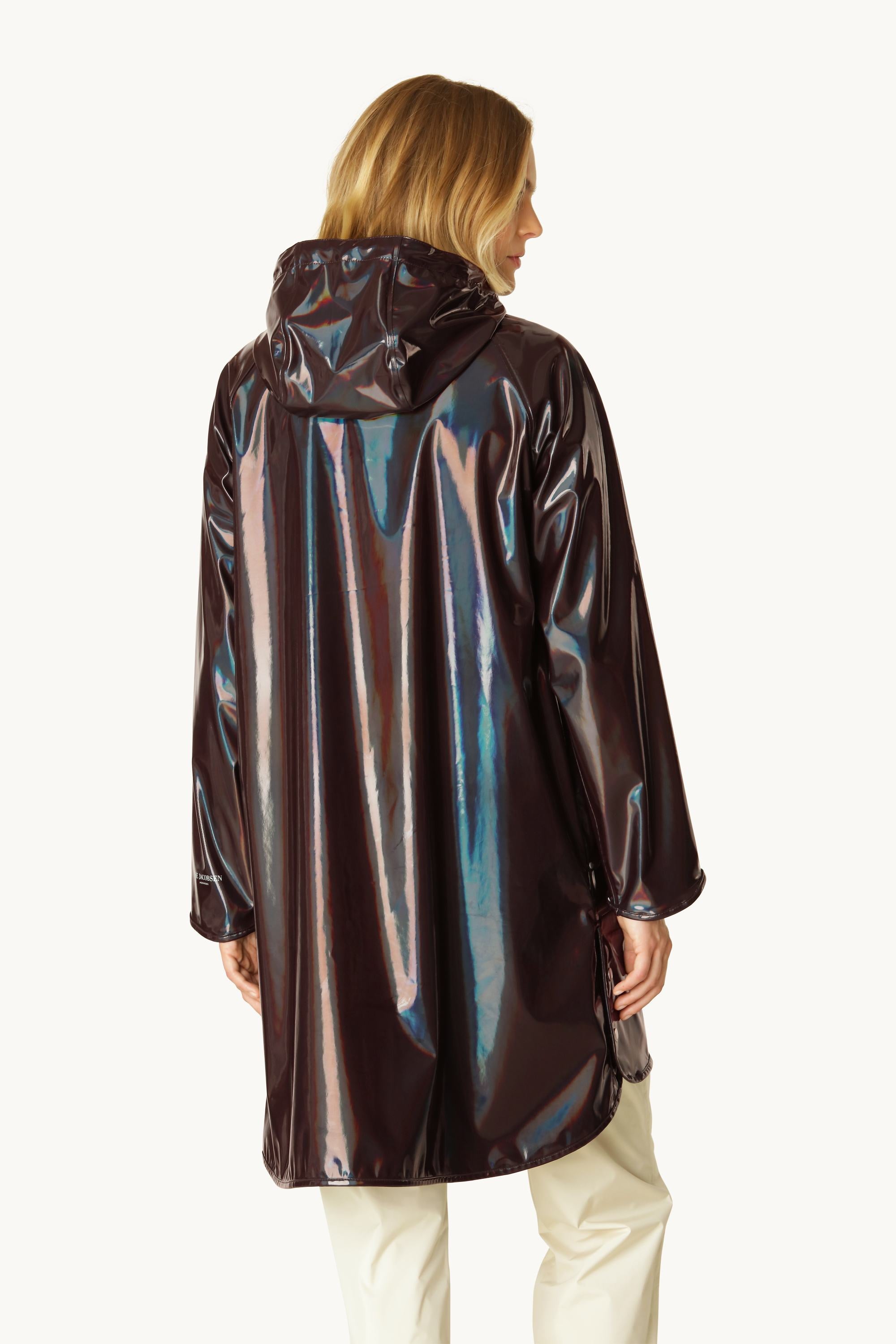 Long Raincoat - Ganache