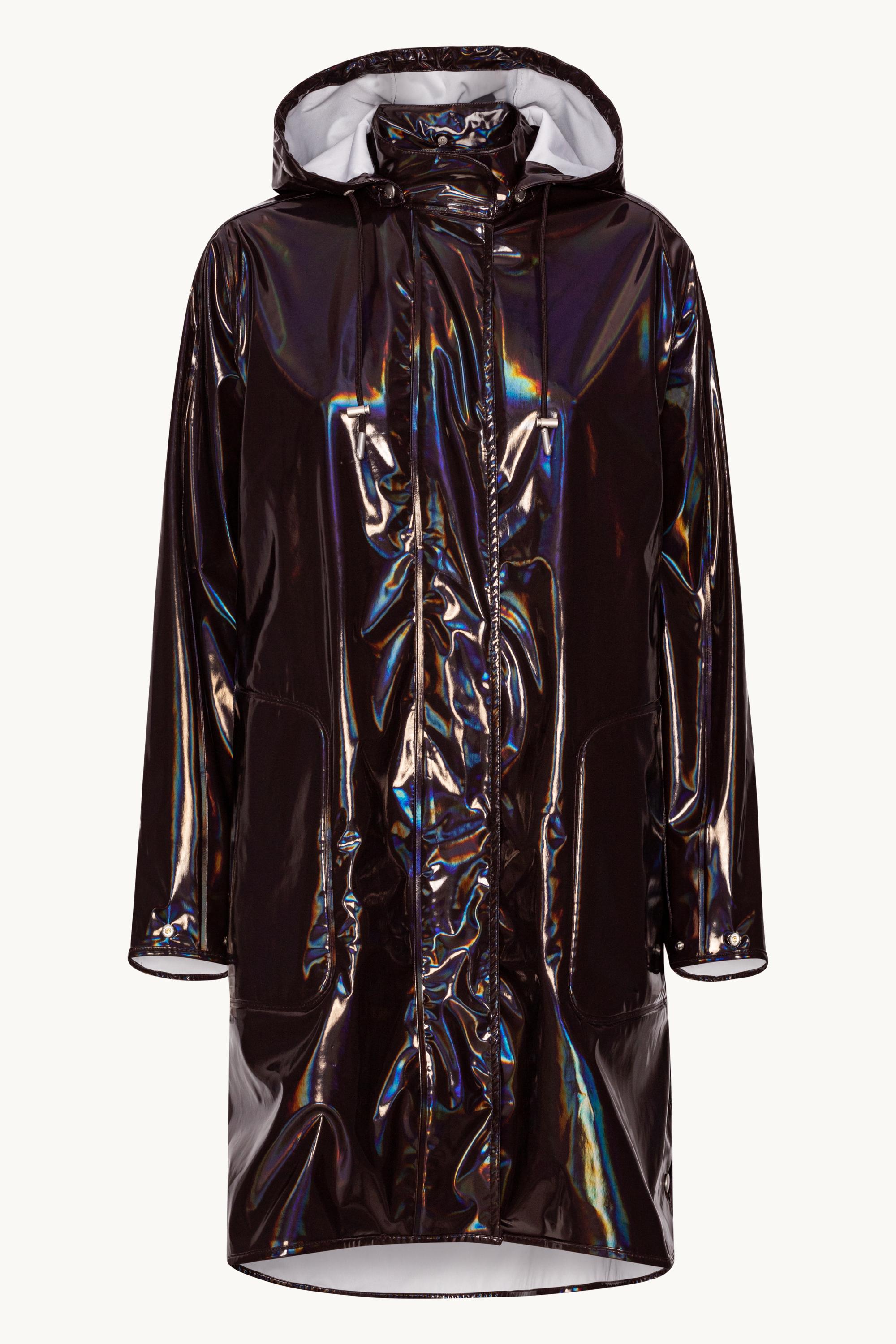 Long Raincoat - Ganache