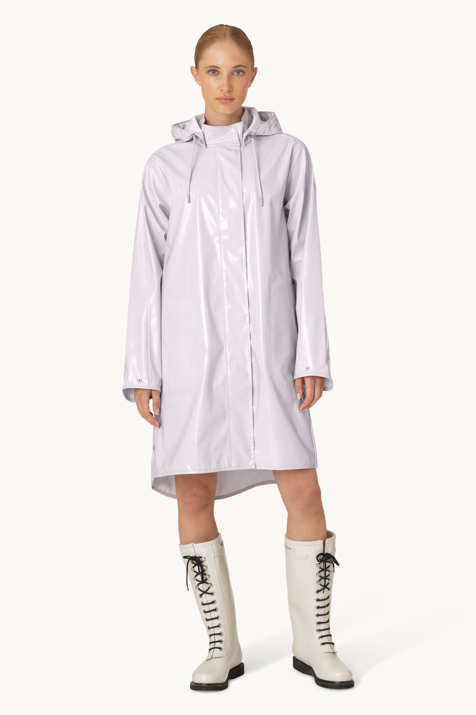 Long Raincoat - Thistle