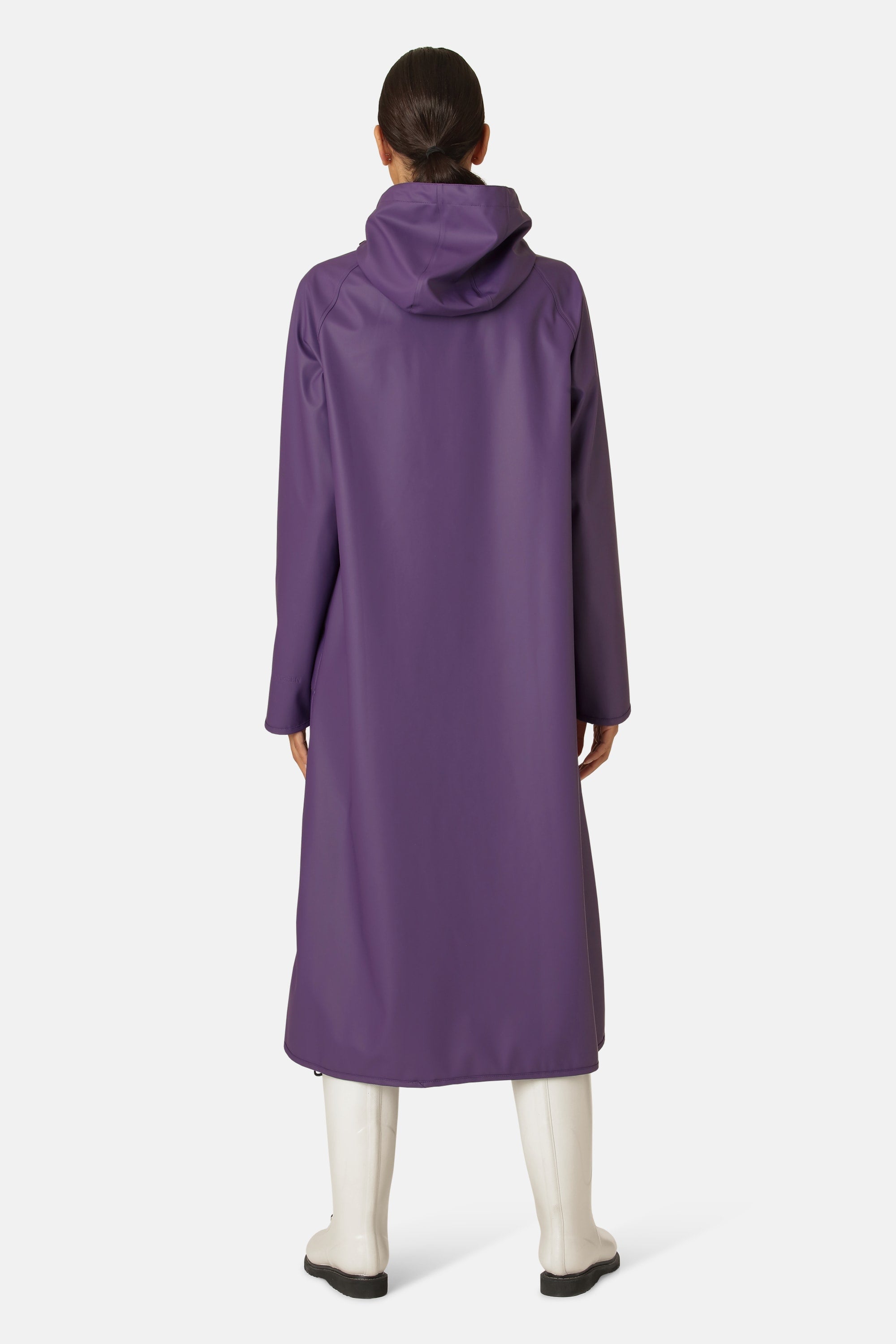 Langer Leichter Regenmantel - Purple Rain