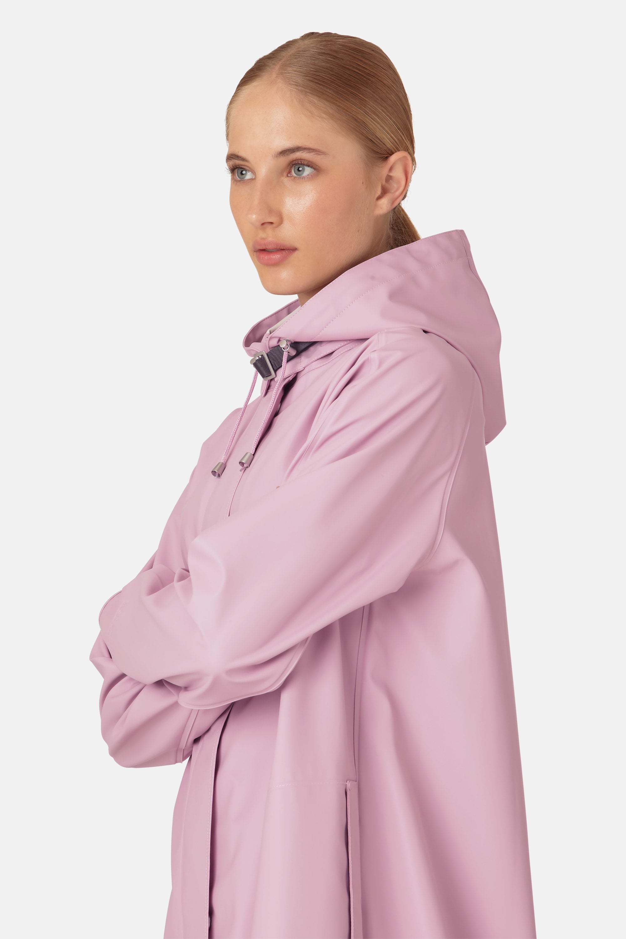 Langer Leichter Regenmantel - Bubble