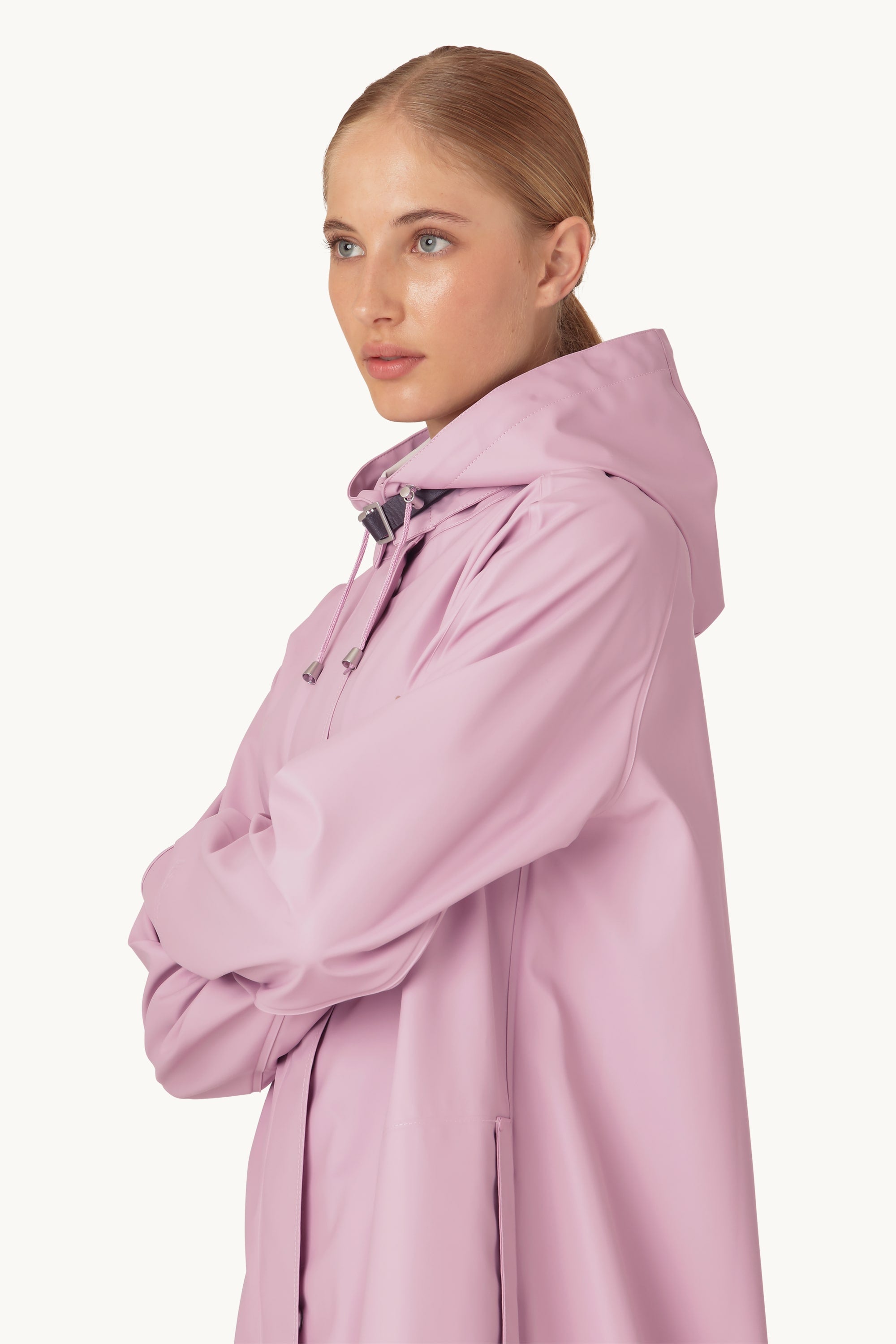 Langer Leichter Regenmantel - Bubble