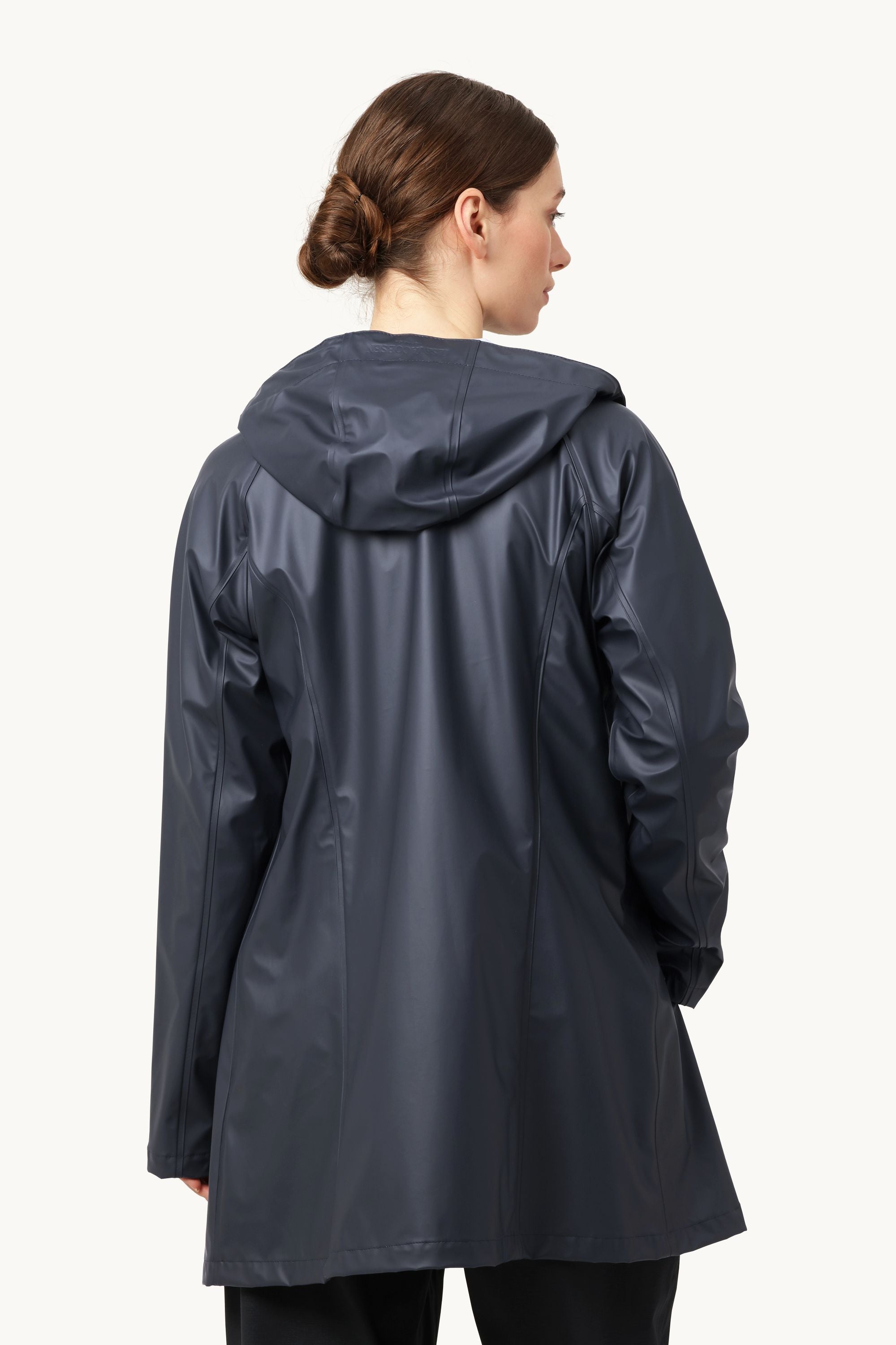 Short Raincoat - Dark Indigo