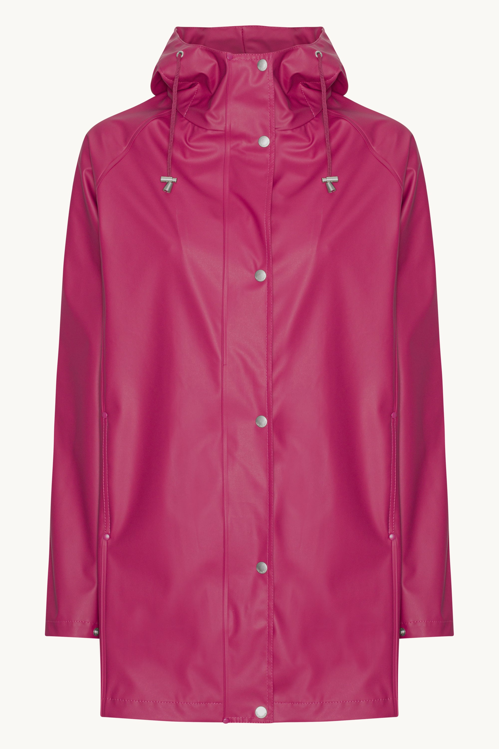 Short Raincoat - Sangria